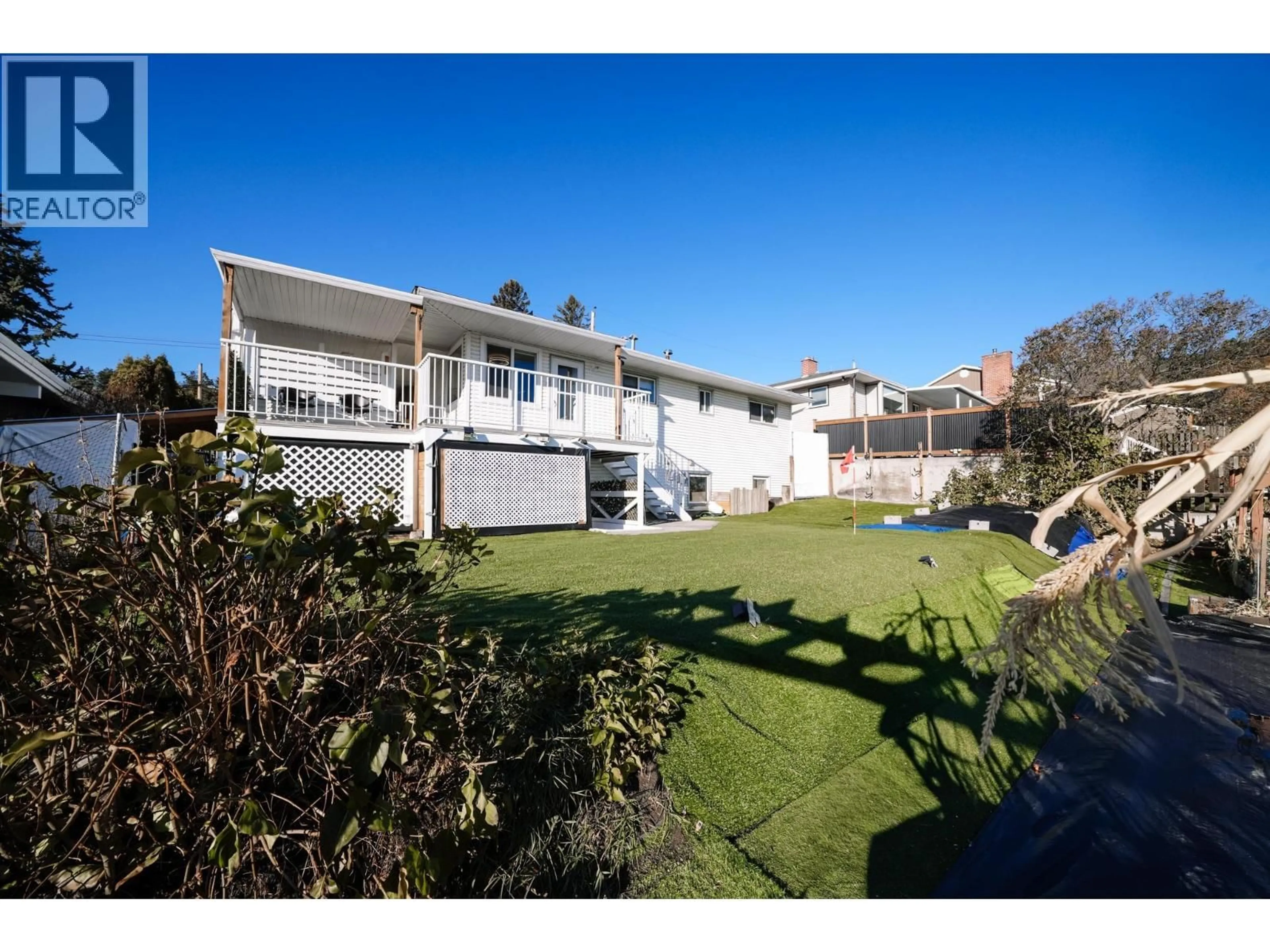 A pic from outside/outdoor area/front of a property/back of a property/a pic from drone, street for 631 JOHNSON STREET, Williams Lake British Columbia V2G1T9