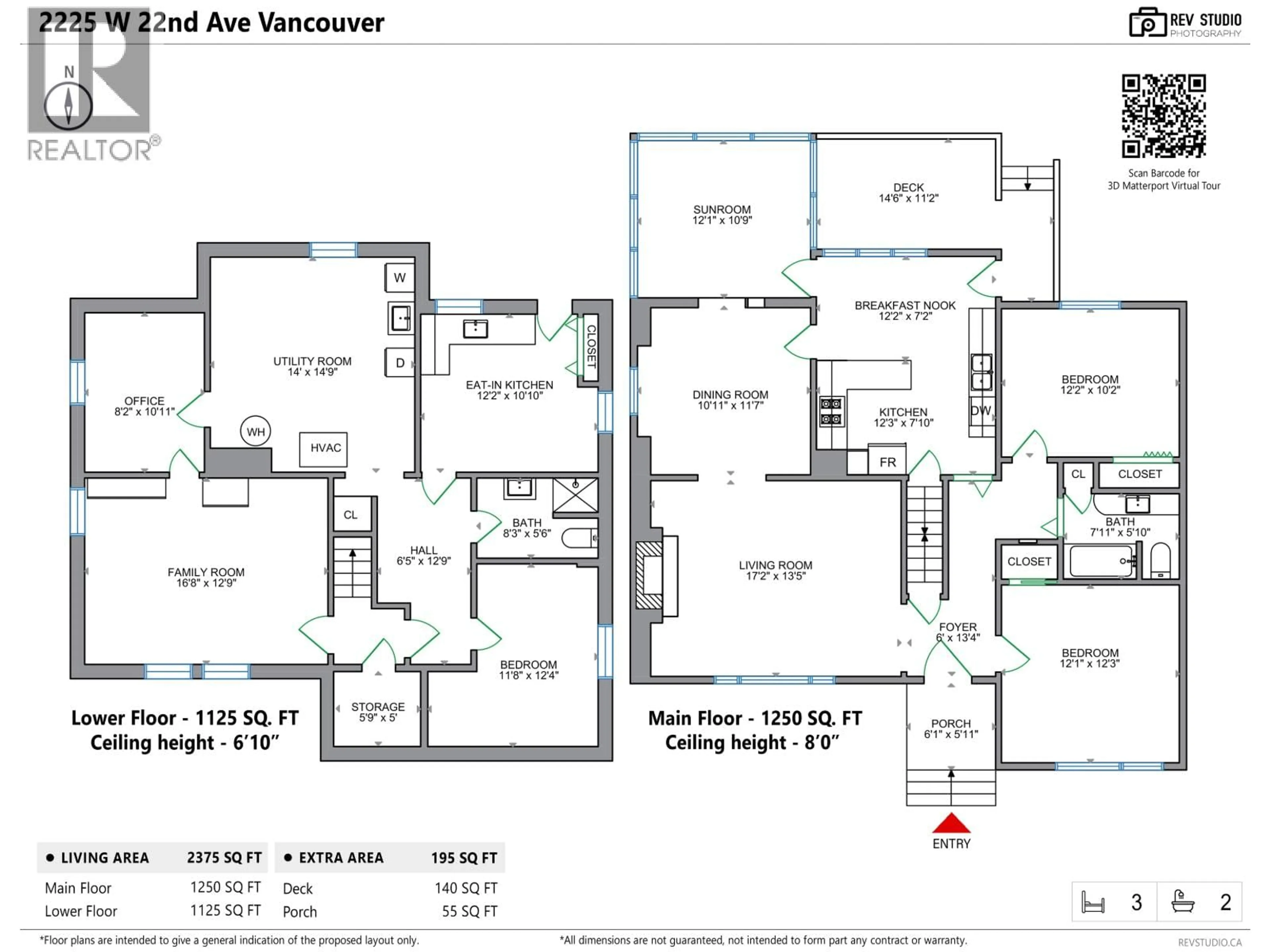 Floor plan for 2225 22ND AVENUE, Vancouver British Columbia V6L1L6