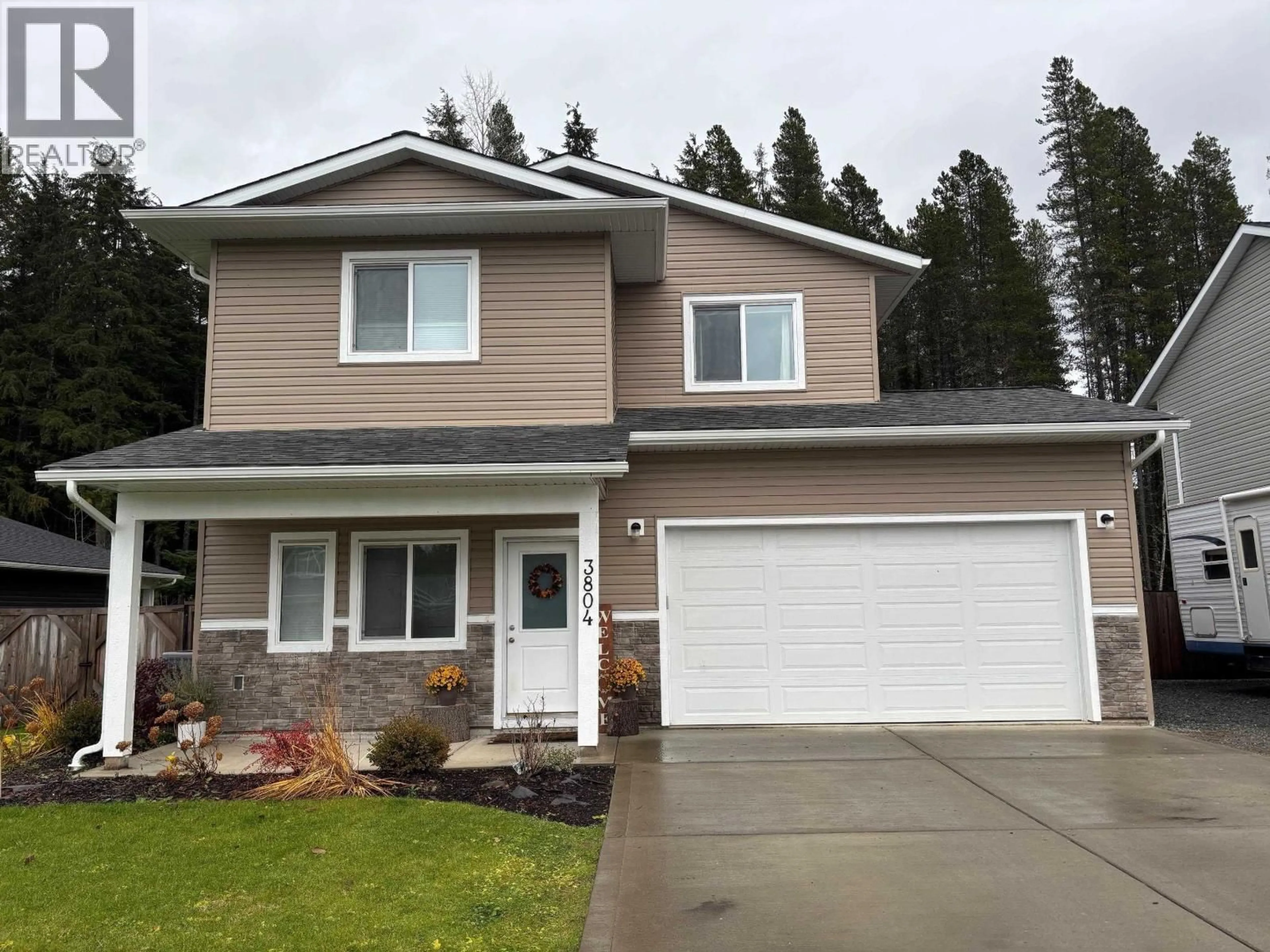 Home with vinyl exterior material, street for 3804 WIRTL STREET, Terrace British Columbia V8G0K7