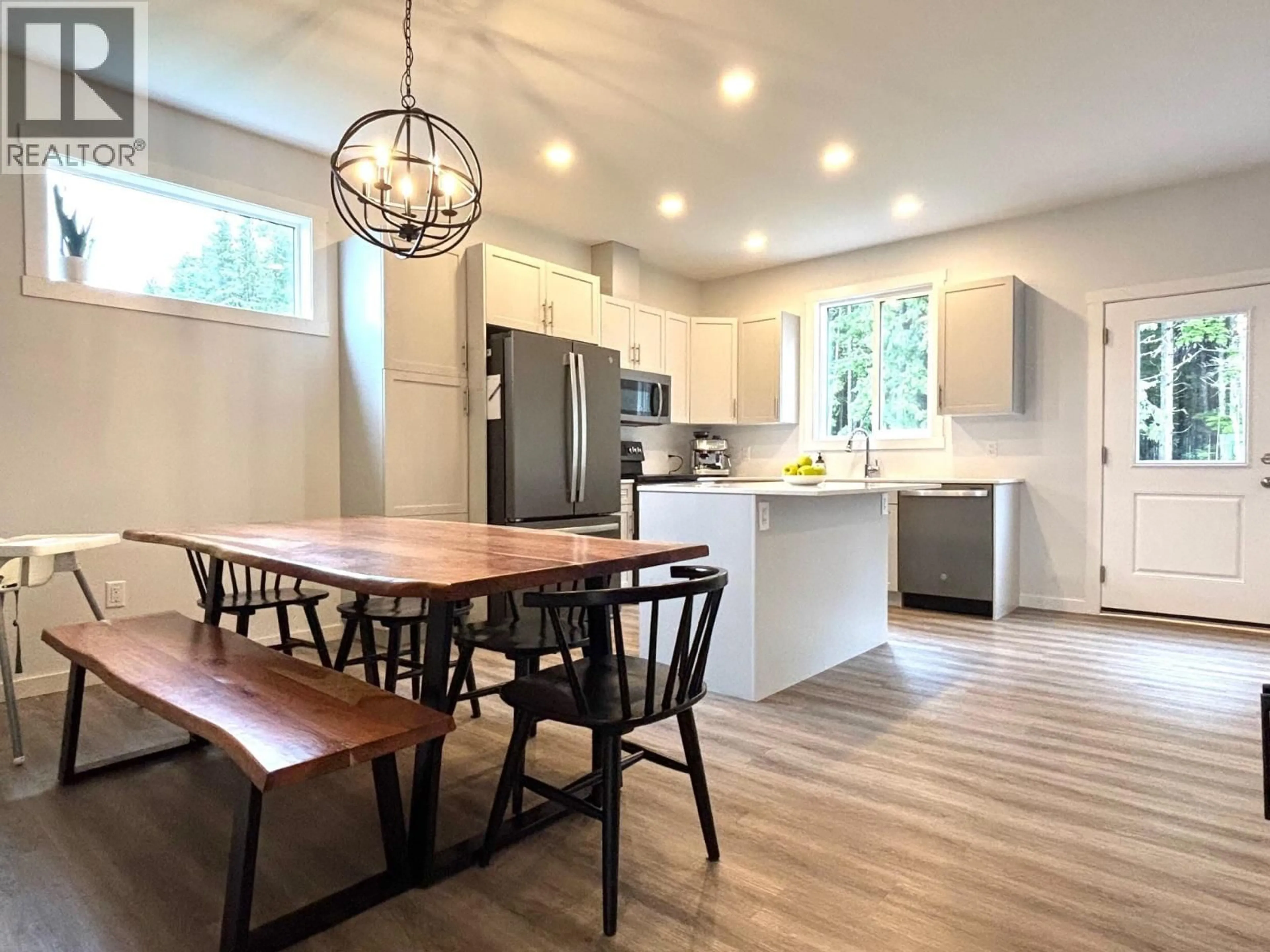 Open concept kitchen, wood/laminate floor for 3804 WIRTL STREET, Terrace British Columbia V8G0K7