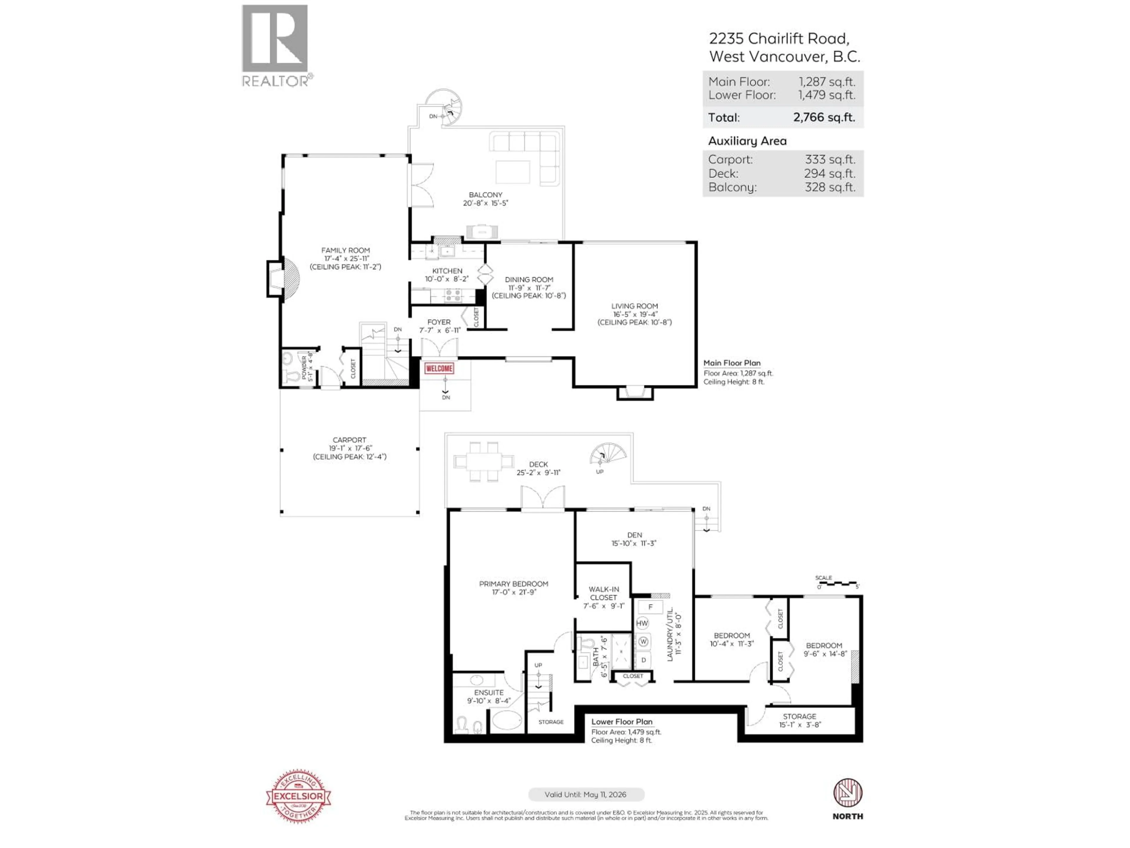Floor plan for 2235 CHAIRLIFT ROAD, West Vancouver British Columbia V7S2T4