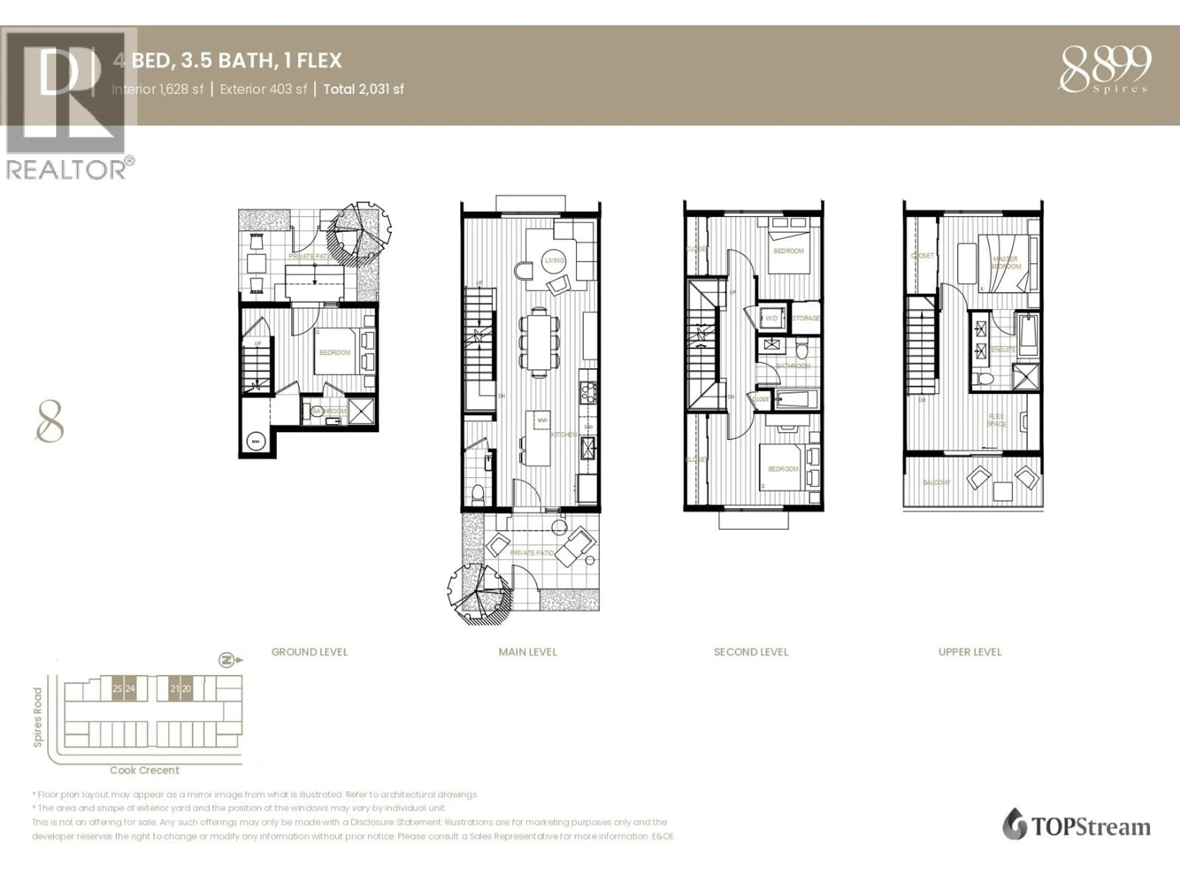 Floor plan for 20 - 8899 SPIRES ROAD, Richmond British Columbia V6Y1X1