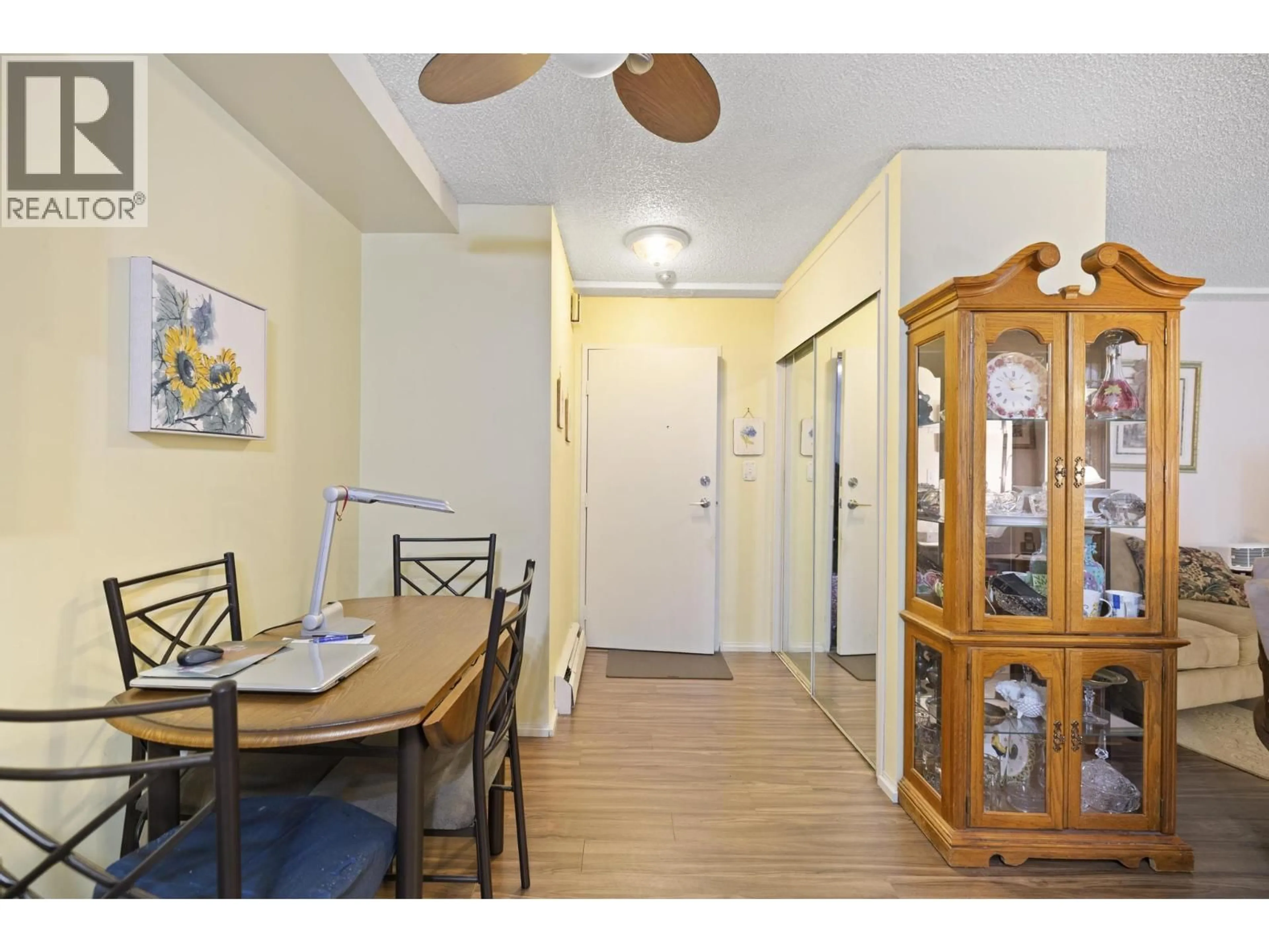 Dining room, wood/laminate floor for 116 - 7240 LINDSAY ROAD, Richmond British Columbia V7C3M6