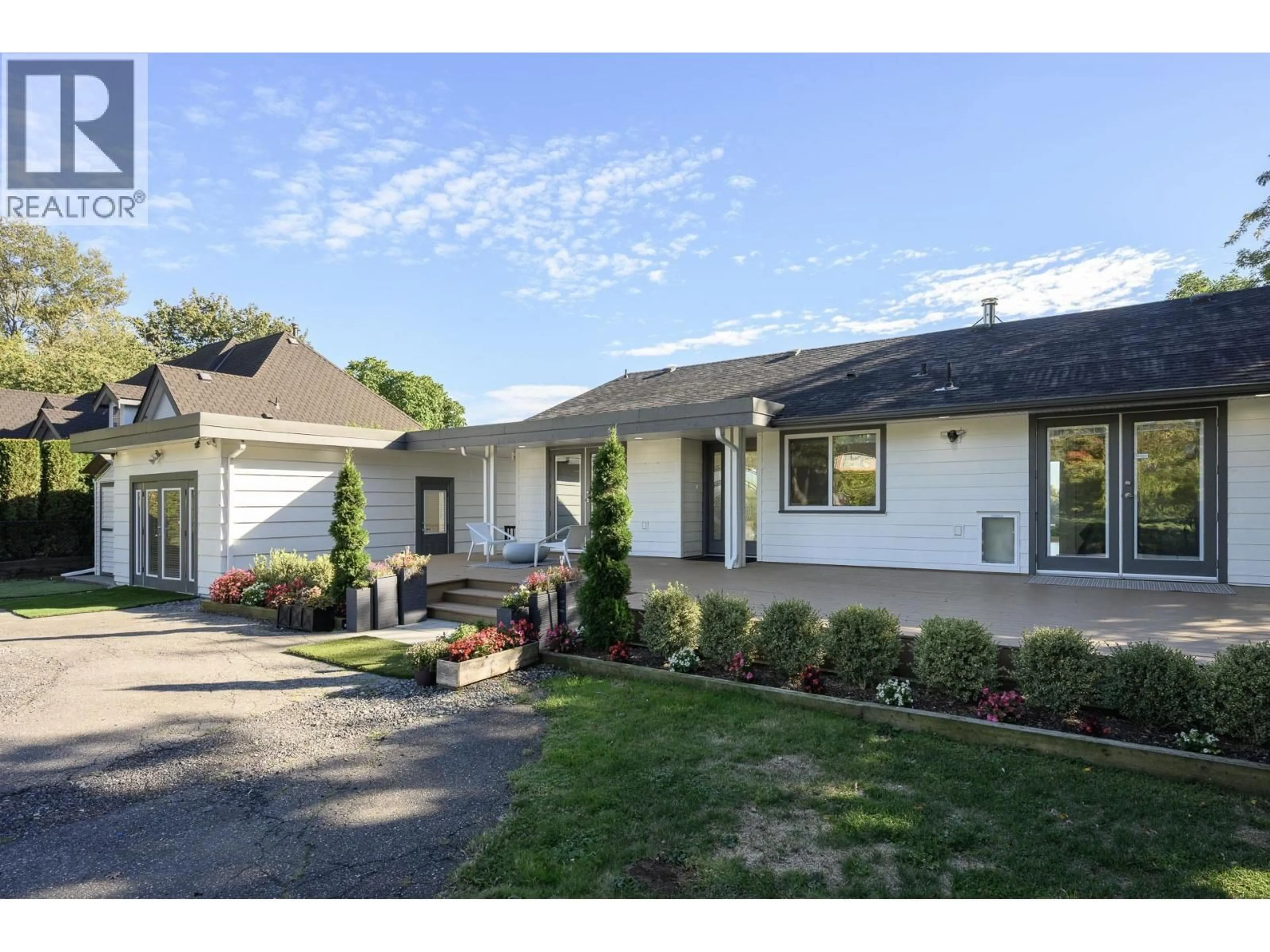 Home with vinyl exterior material, street for 21866 RIVER ROAD, Maple Ridge British Columbia V2X2C1