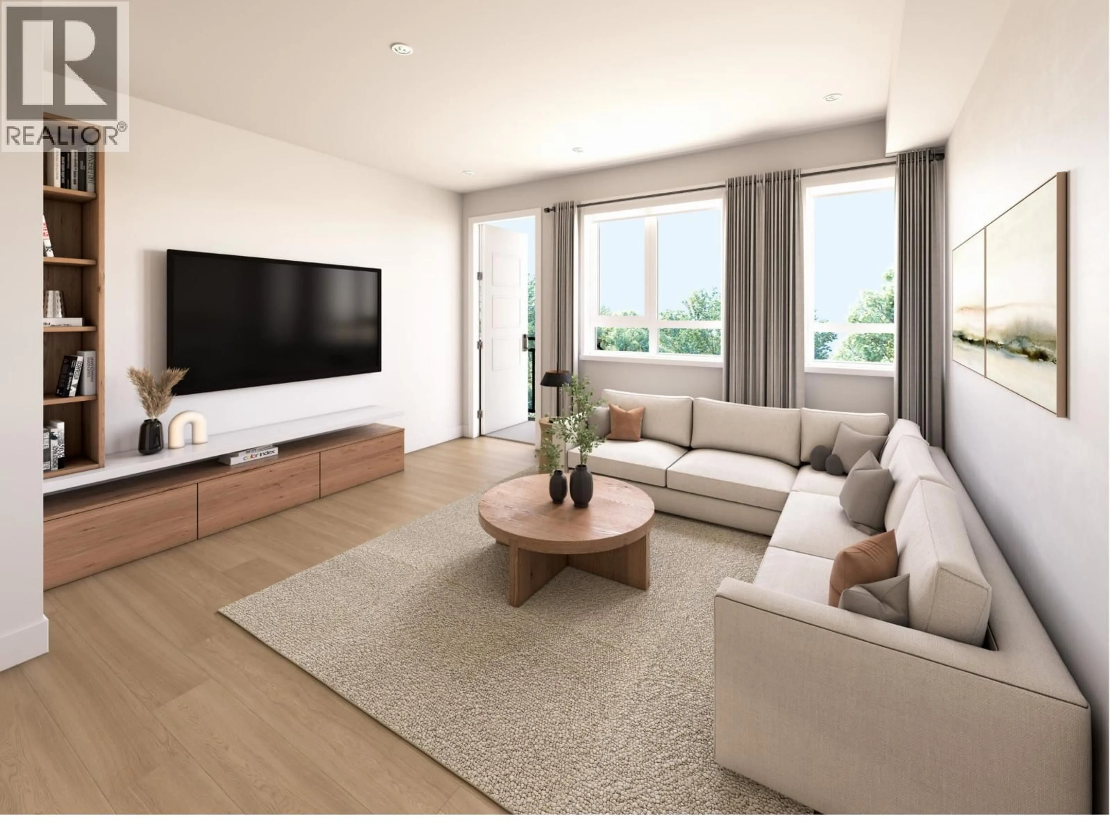 Living room with furniture, wood/laminate floor for 9 - 4900 CENTRAL AVENUE, Delta British Columbia V4K2G7