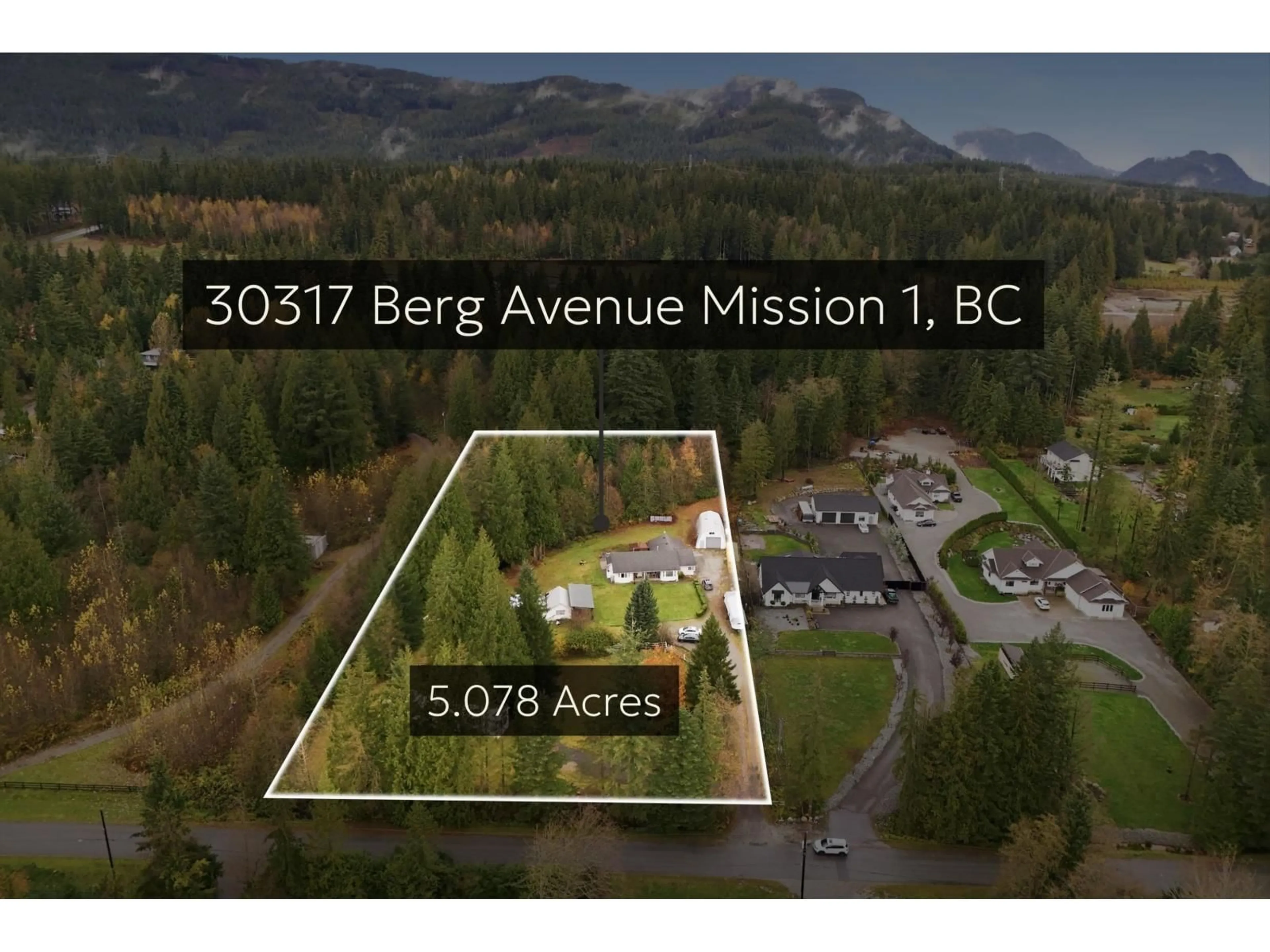 A pic from outside/outdoor area/front of a property/back of a property/a pic from drone, unknown for 30317 BERG, Mission British Columbia V4S1C8