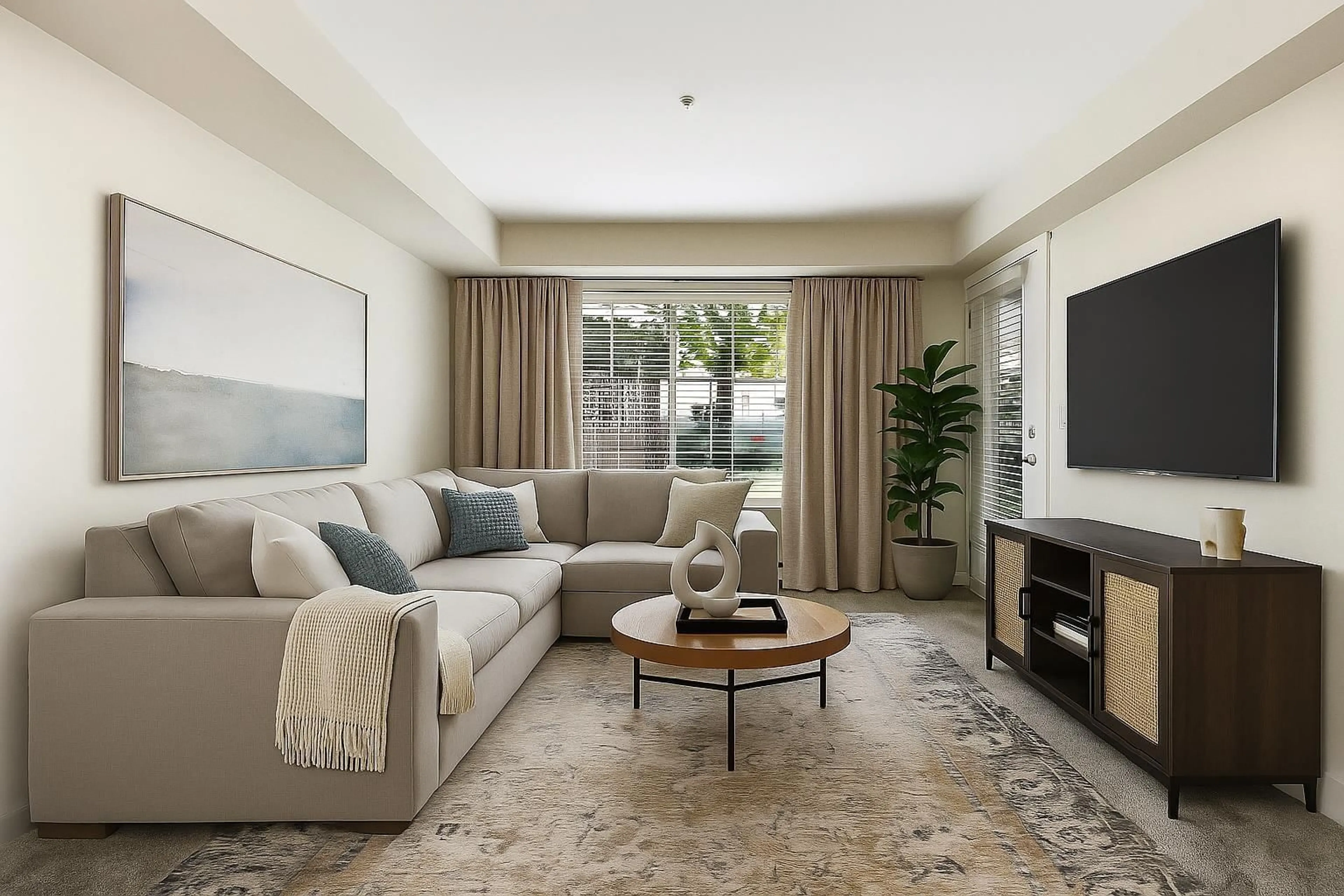 Living room with furniture, unknown for 113 - 45555 YALE ROAD, Chilliwack British Columbia V2P0A9