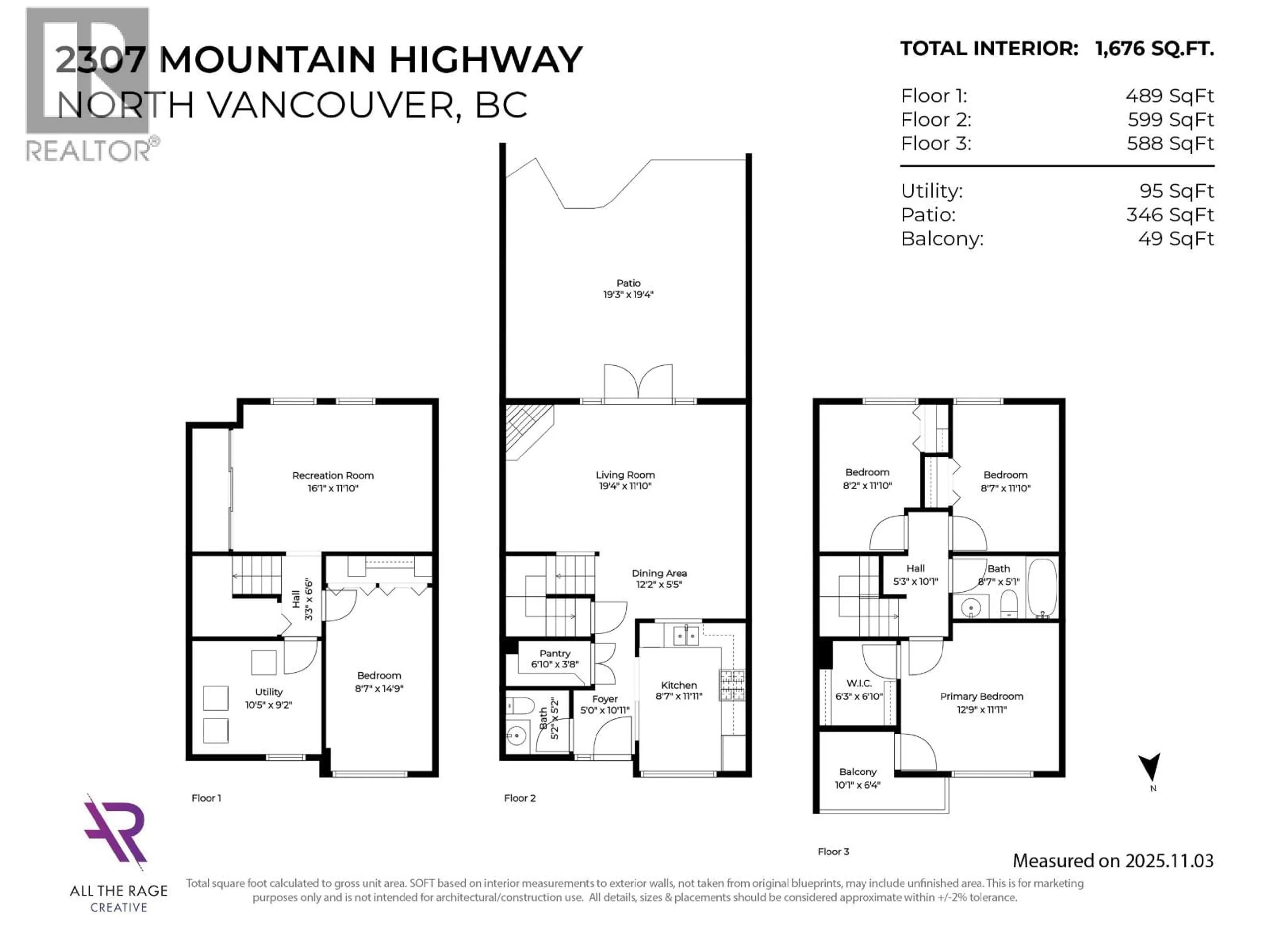 Floor plan for 2307 MOUNTAIN HIGHWAY, North Vancouver British Columbia V7J2N2