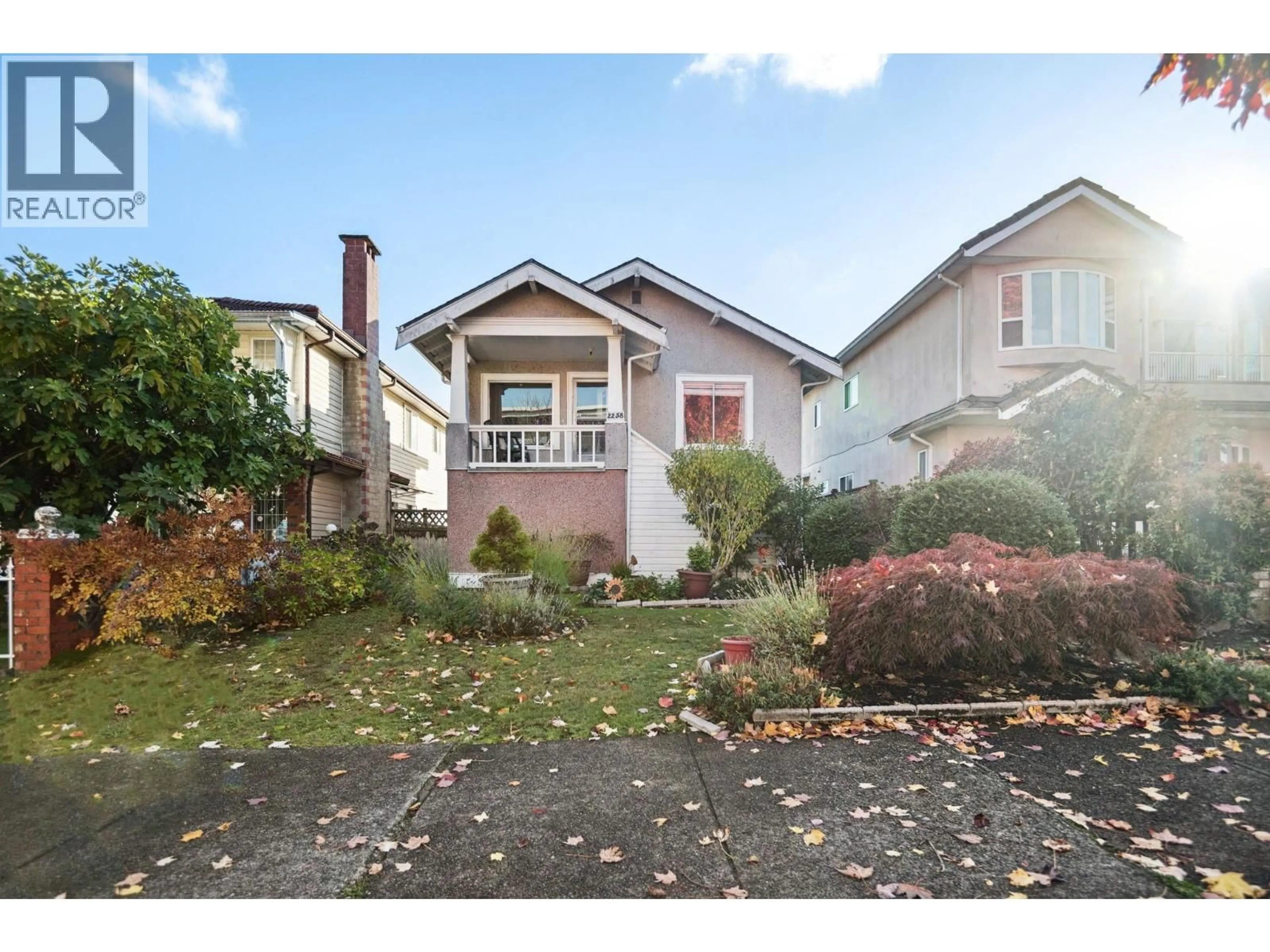 Home with vinyl exterior material, street for 2258 KITCHENER STREET, Vancouver British Columbia V5L2X2