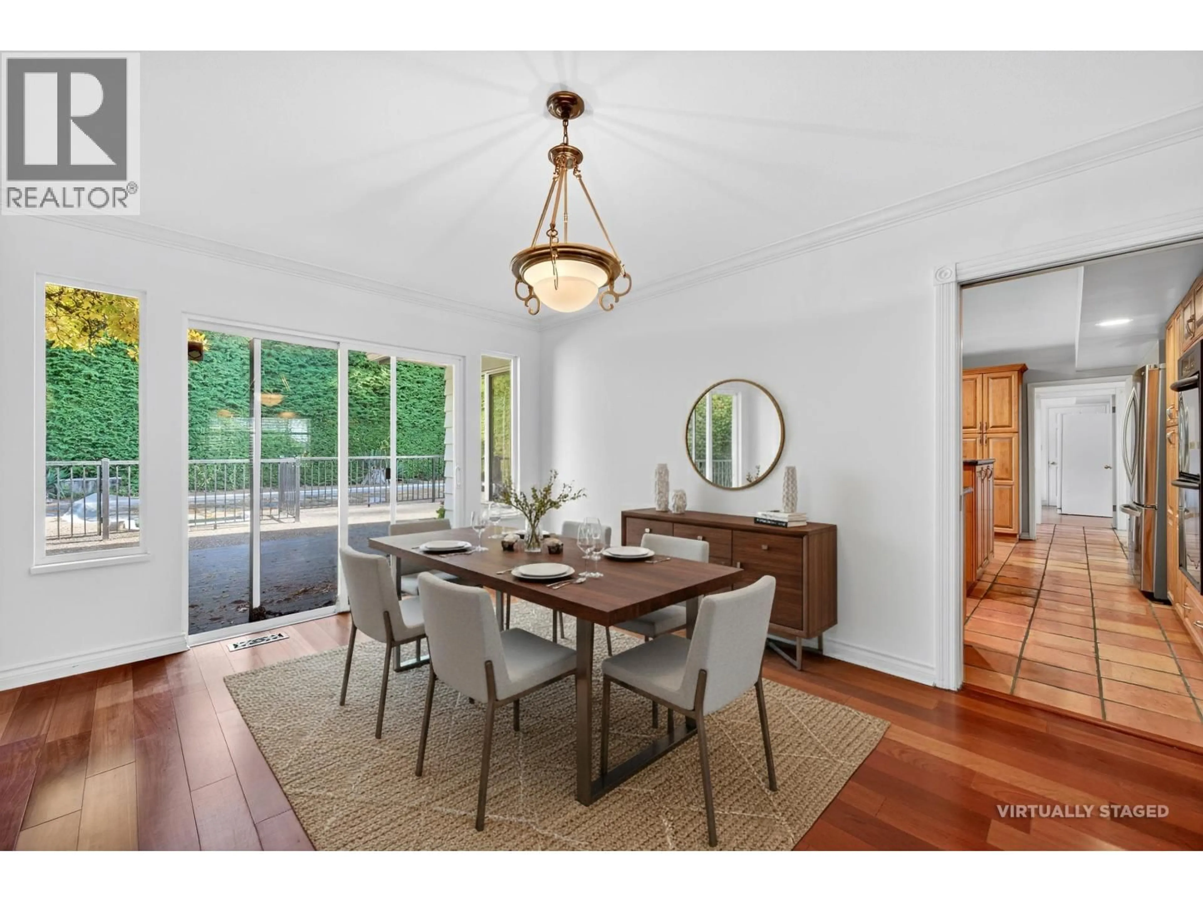 Dining room, wood/laminate floor for 906 PACIFIC DRIVE, Delta British Columbia V4M2K3