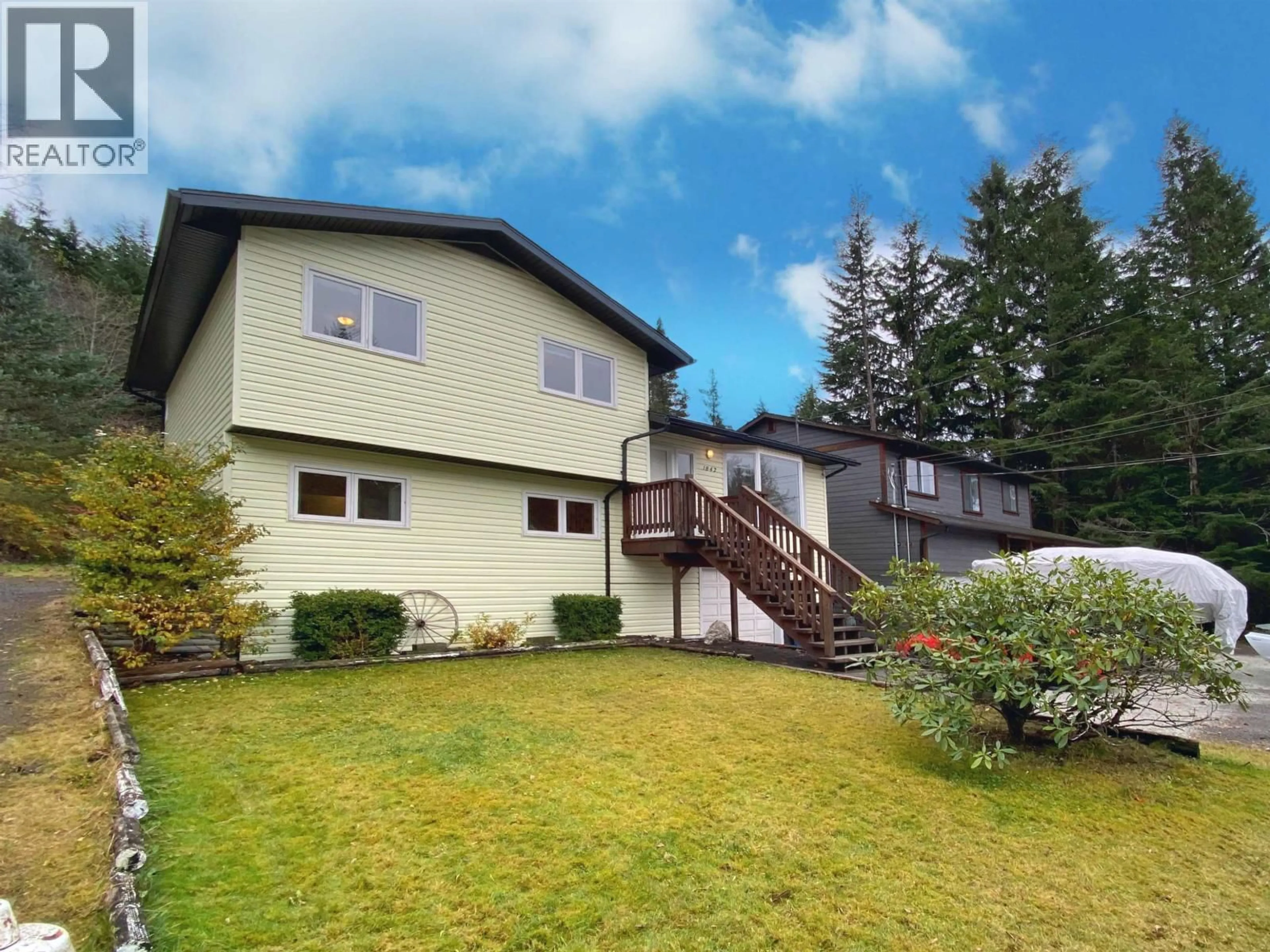 Home with vinyl exterior material, mountain view for 1842 11TH AVENUE, Prince Rupert British Columbia V8J2X7