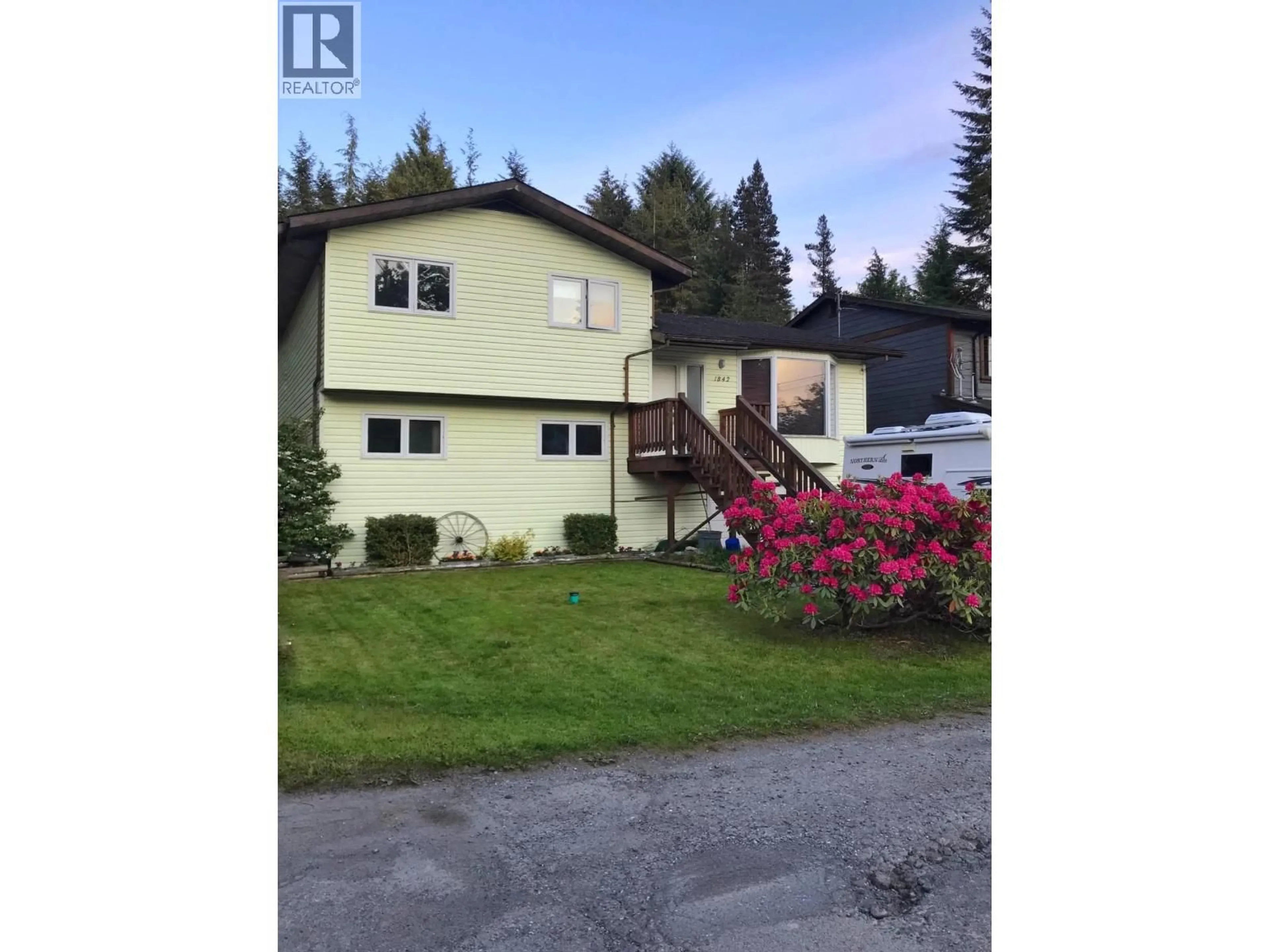 A pic from outside/outdoor area/front of a property/back of a property/a pic from drone, street for 1842 11TH AVENUE, Prince Rupert British Columbia V8J2X7