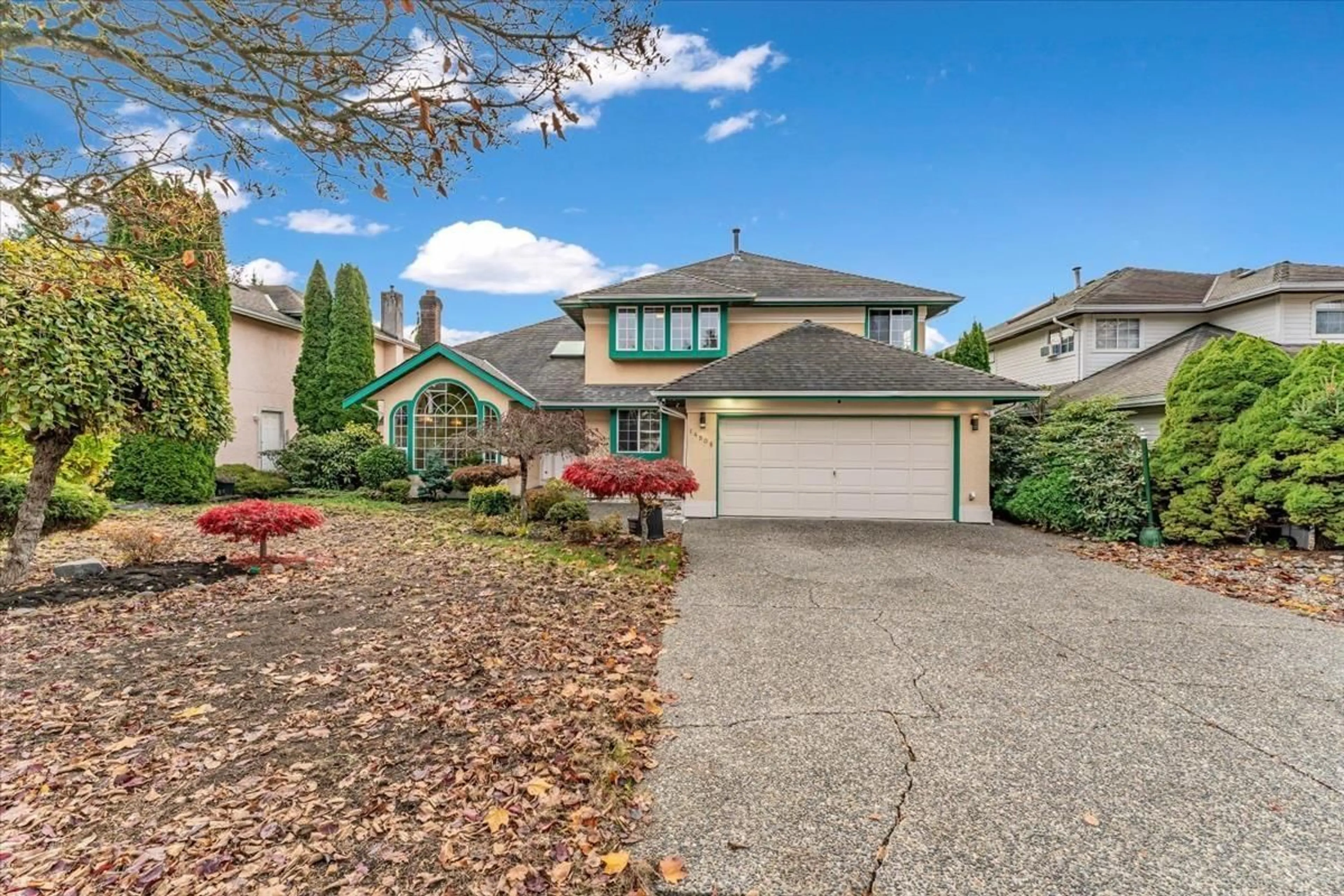 Home with vinyl exterior material, street for 14906 83A, Surrey British Columbia V3S7S1