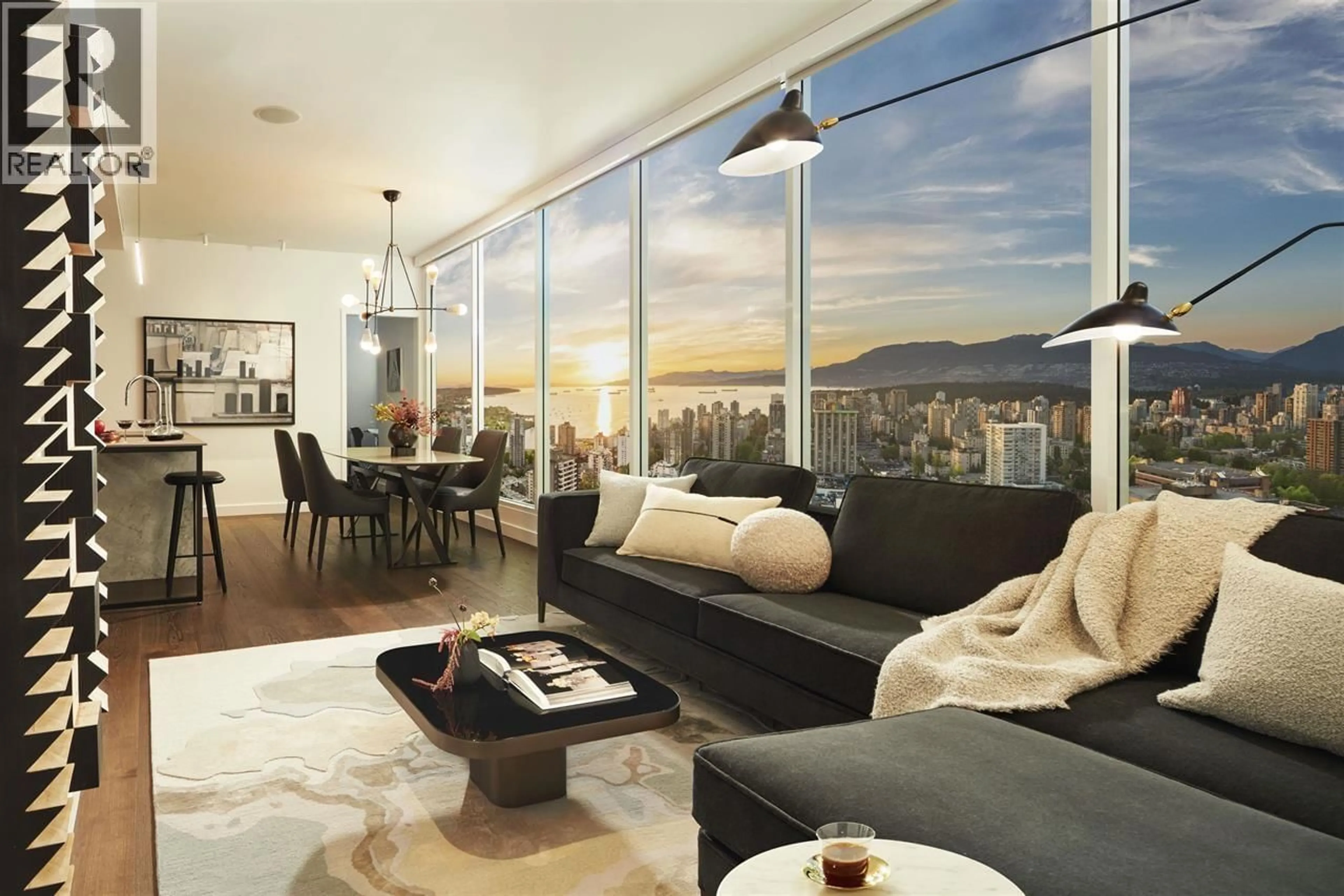 Living room with furniture, unknown for 2206 - 1277 HORNBY STREET, Vancouver British Columbia V6Z1W2