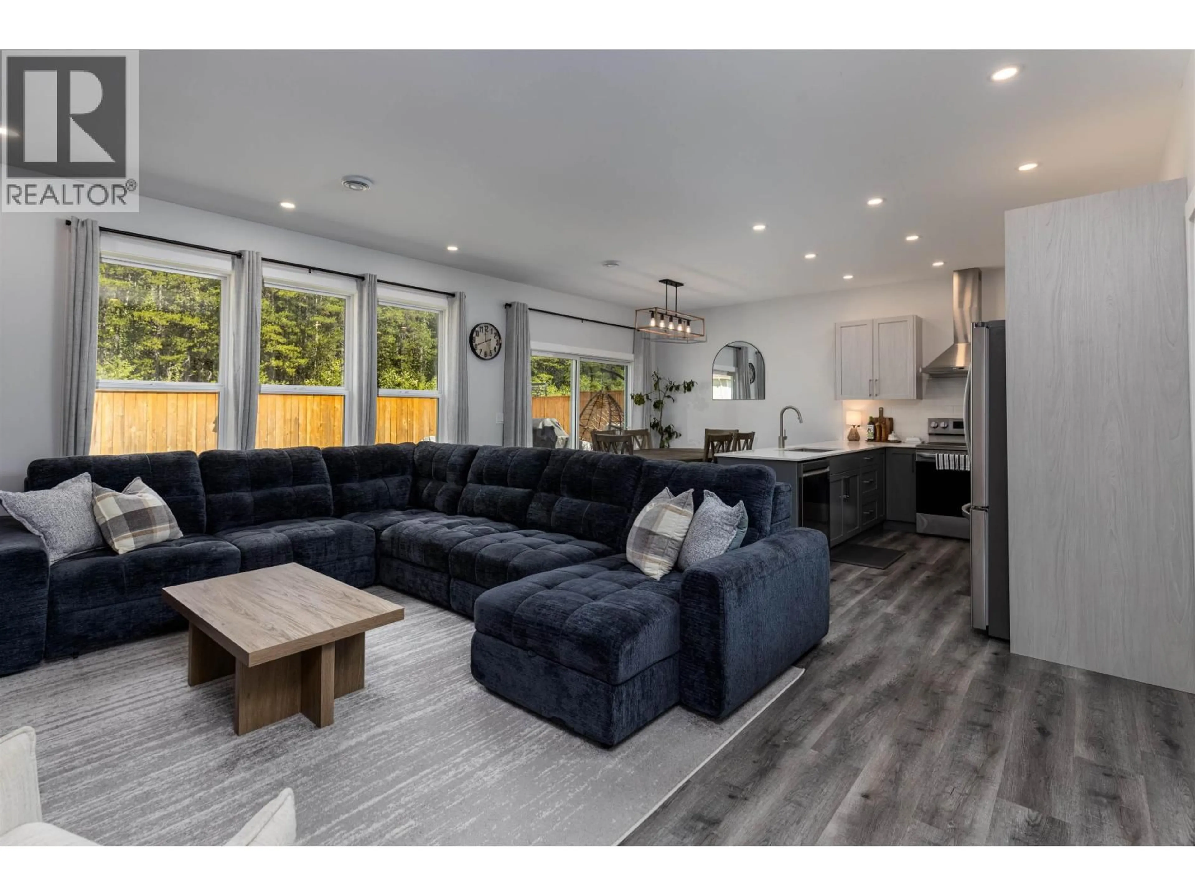 Living room with furniture, wood/laminate floor for 5238 SMITH AVENUE, Terrace British Columbia V8G0H1