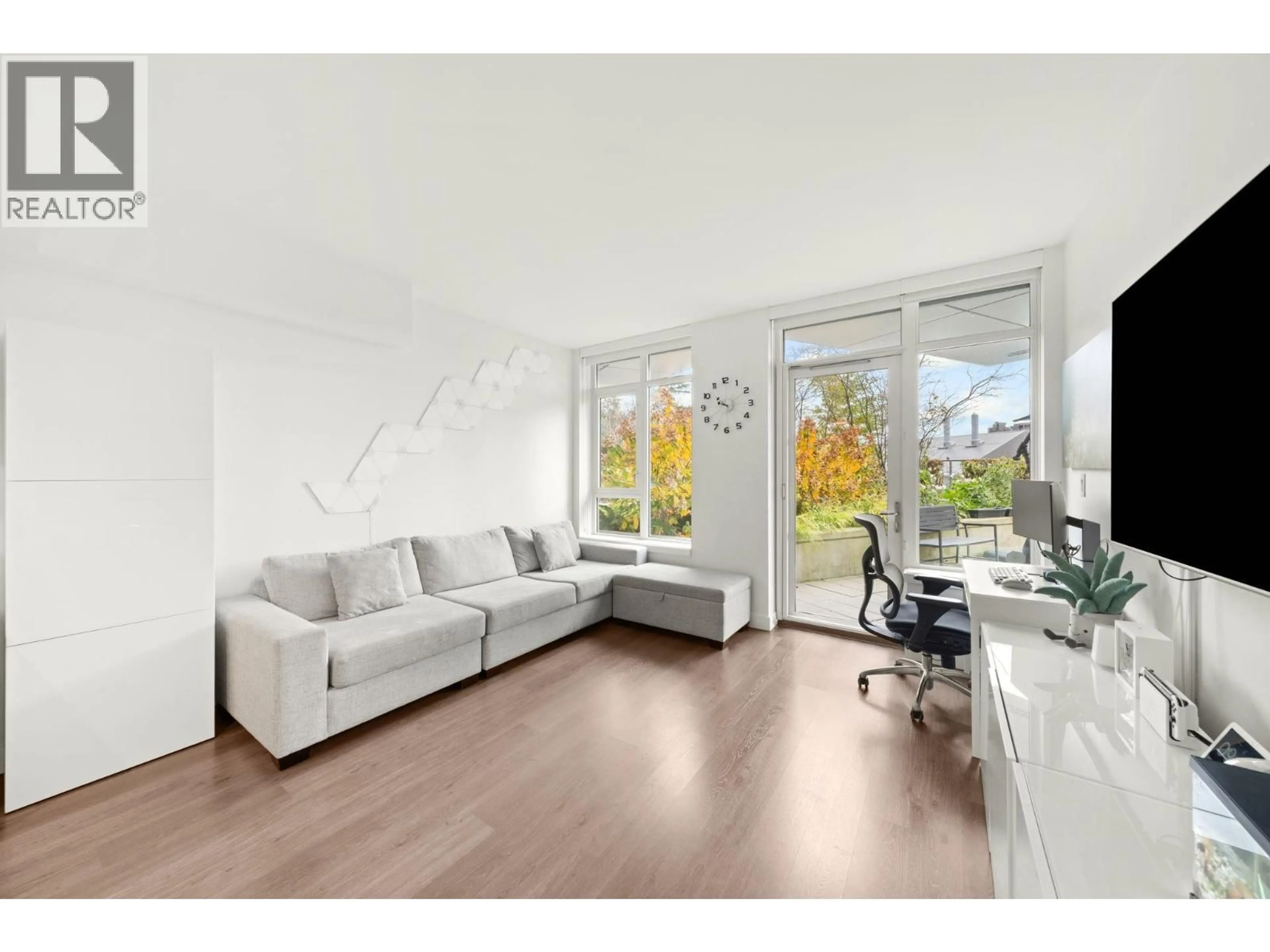 Living room with furniture, unknown for 209 - 3557 SAWMILL CRESCENT, Vancouver British Columbia V5S0E2