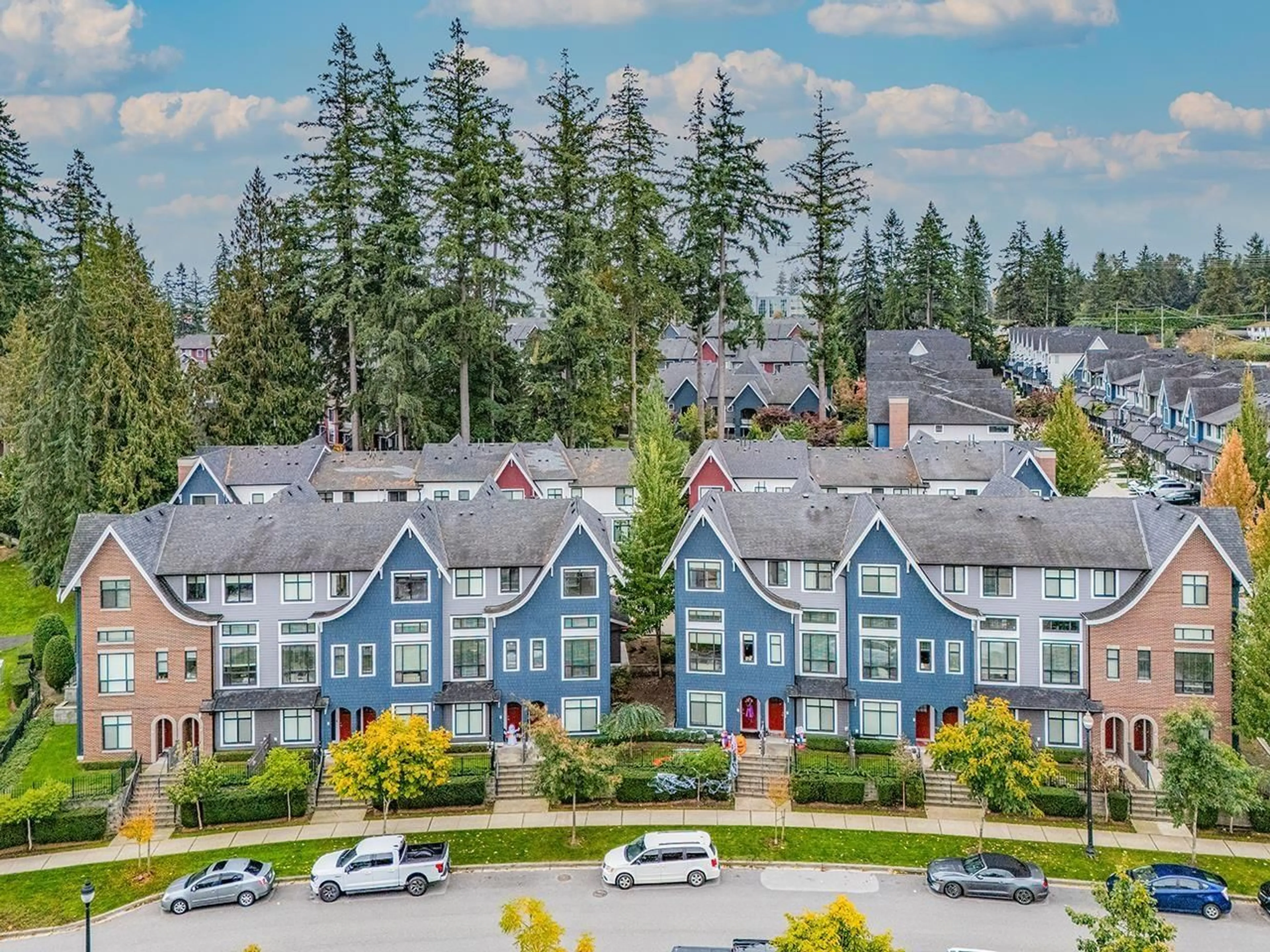 A pic from outside/outdoor area/front of a property/back of a property/a pic from drone, mountain view for 41 - 2888 156, Surrey British Columbia V3Z0C7