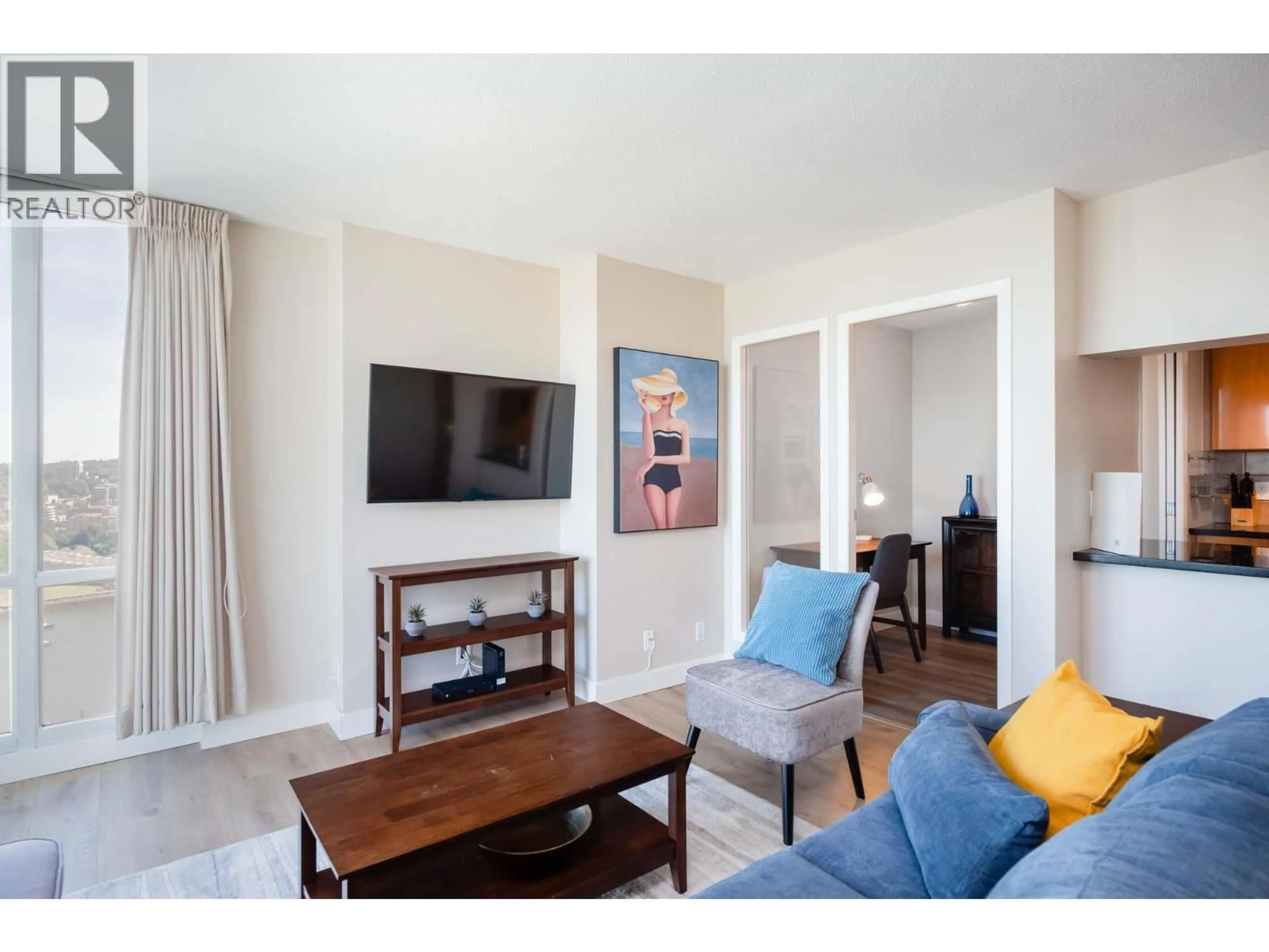 Living room with furniture, unknown for 2907 - 193 AQUARIUS MEWS, Vancouver British Columbia V6Z2Z2