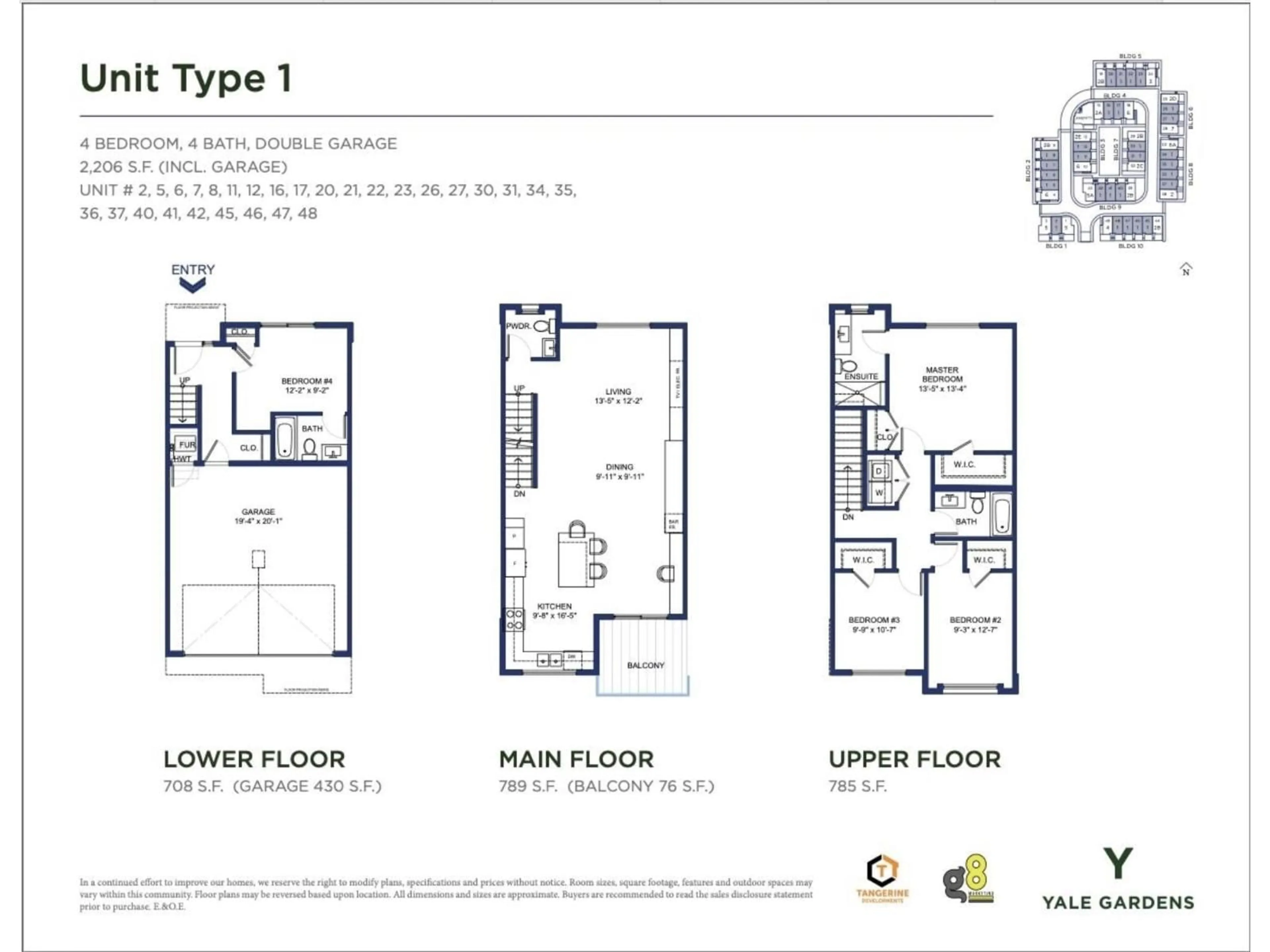 Floor plan for 30 - 12585 104A, Surrey British Columbia V3V0G7