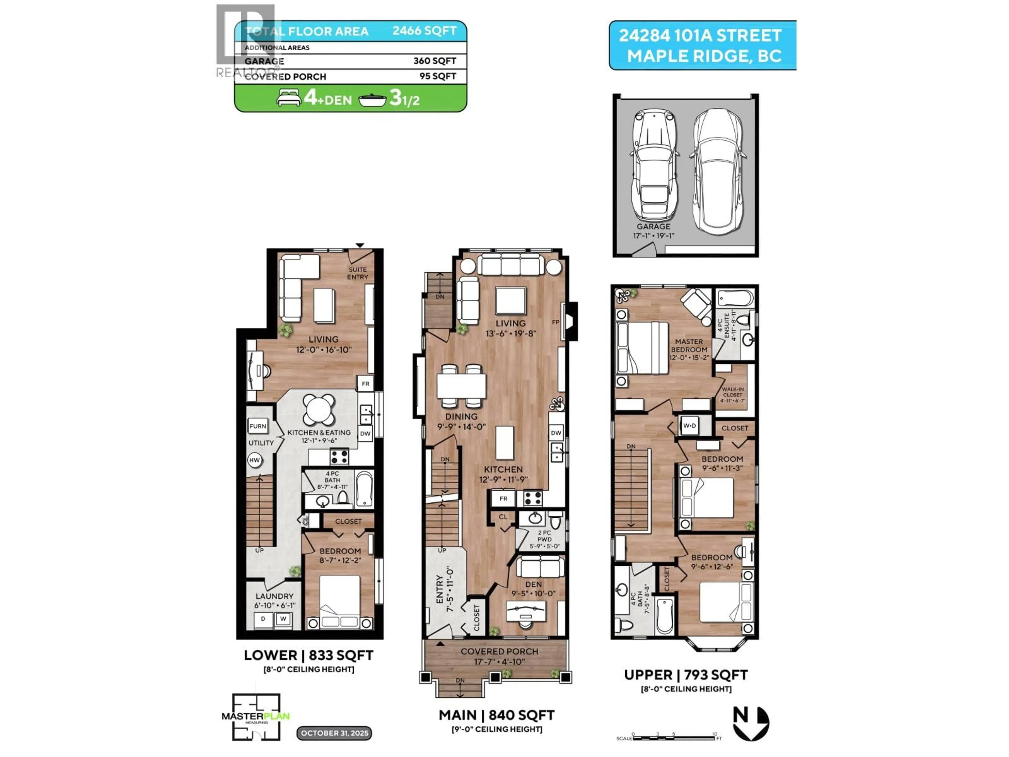 Floor plan for 24284 101A AVENUE, Maple Ridge British Columbia V2W0C2