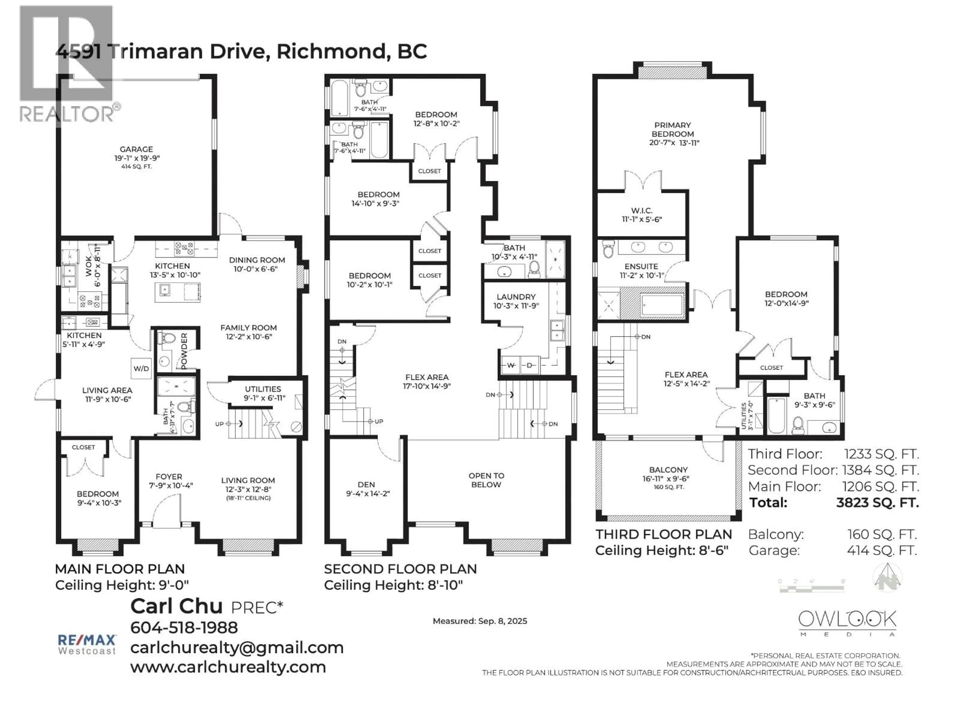 Floor plan for 4591 TRIMARAN DRIVE, Richmond British Columbia V7E4R4