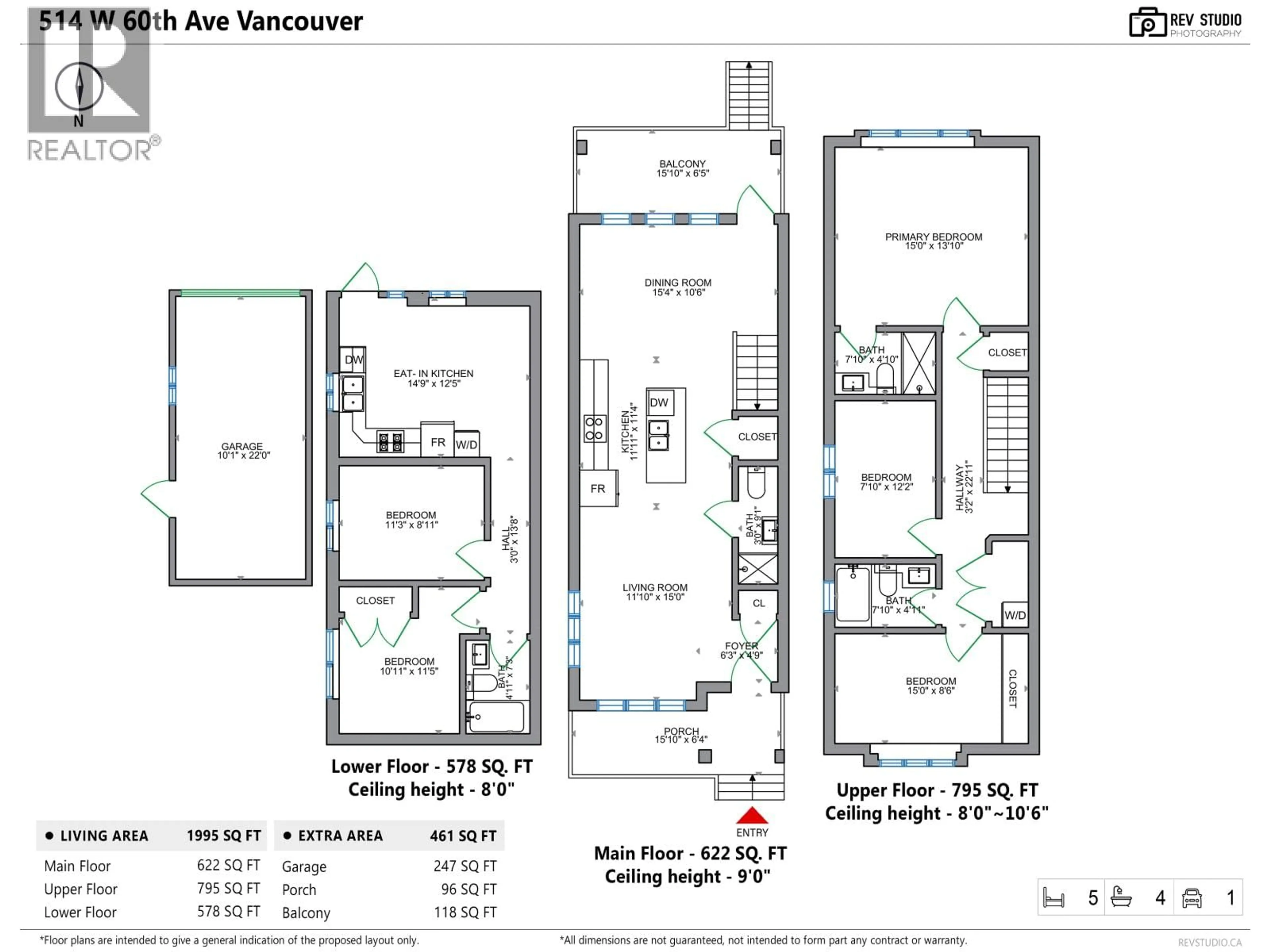 Floor plan for 514 60TH AVENUE, Vancouver British Columbia V6P1Z7