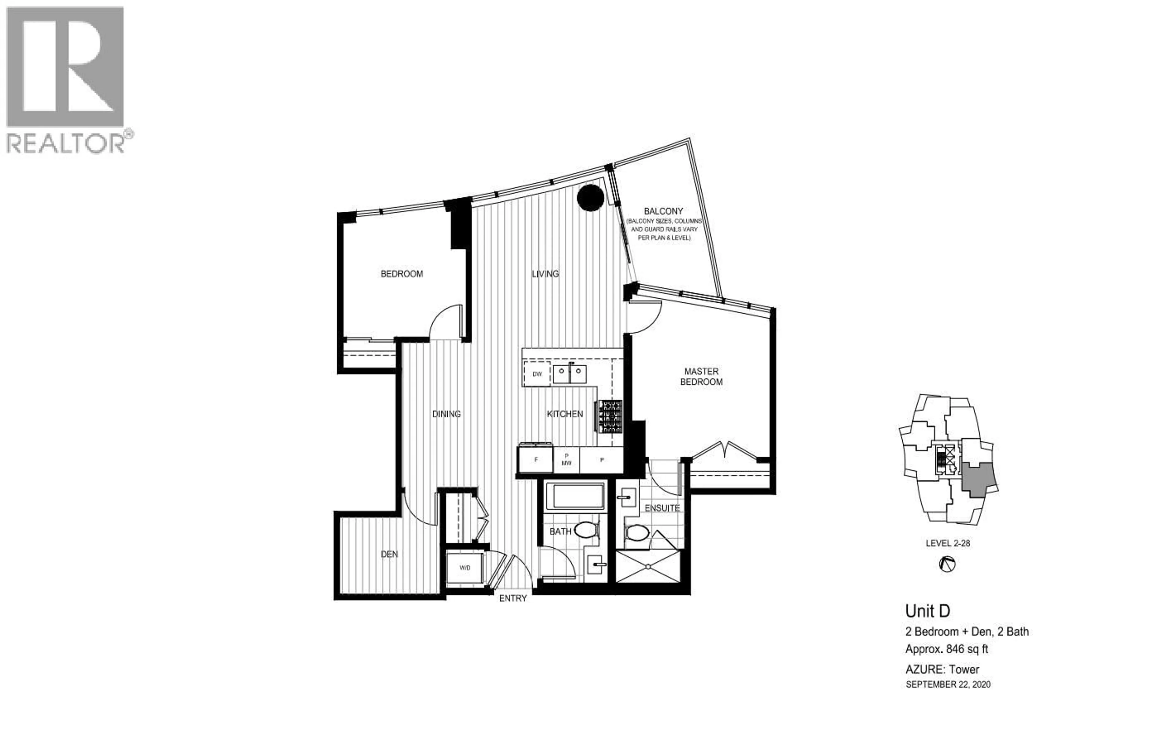 Floor plan for 306 - 7693 PARK CRESCENT, Burnaby British Columbia V3N0J4
