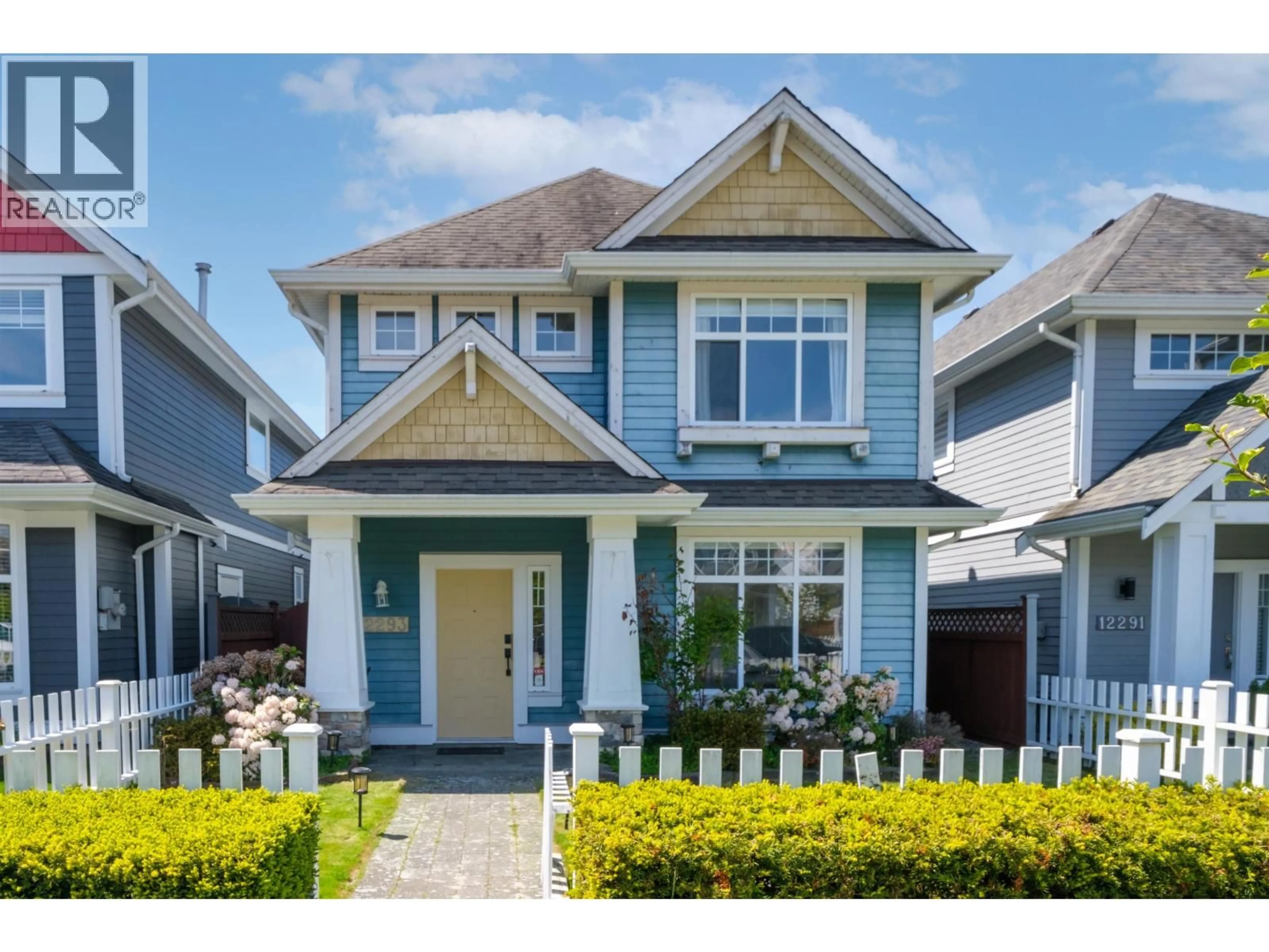 Home with vinyl exterior material, street for 12293 EWEN AVENUE, Richmond British Columbia V7E6S8