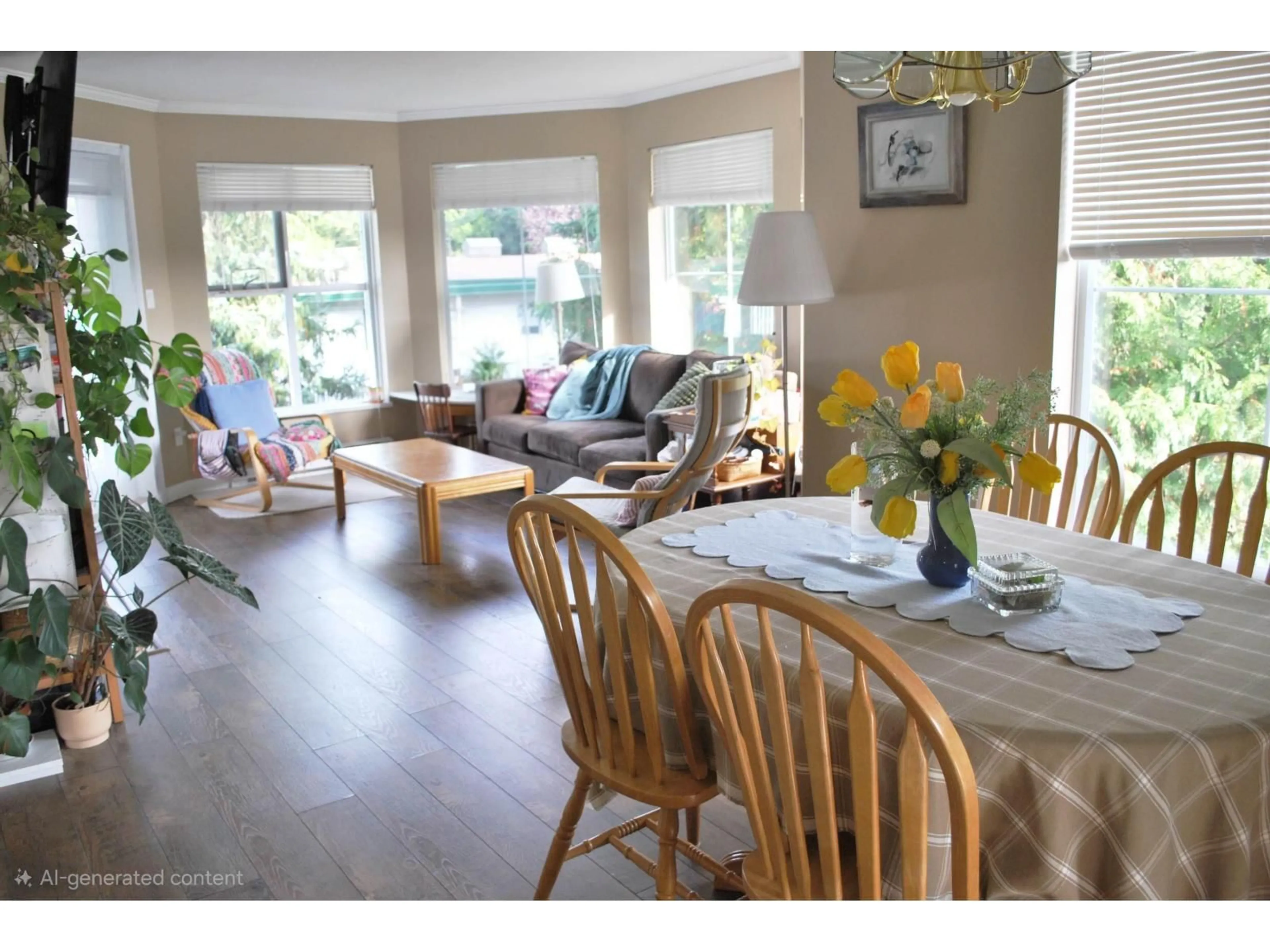 Dining room, wood/laminate floor for 306 - 15160 108, Surrey British Columbia V3R0V2