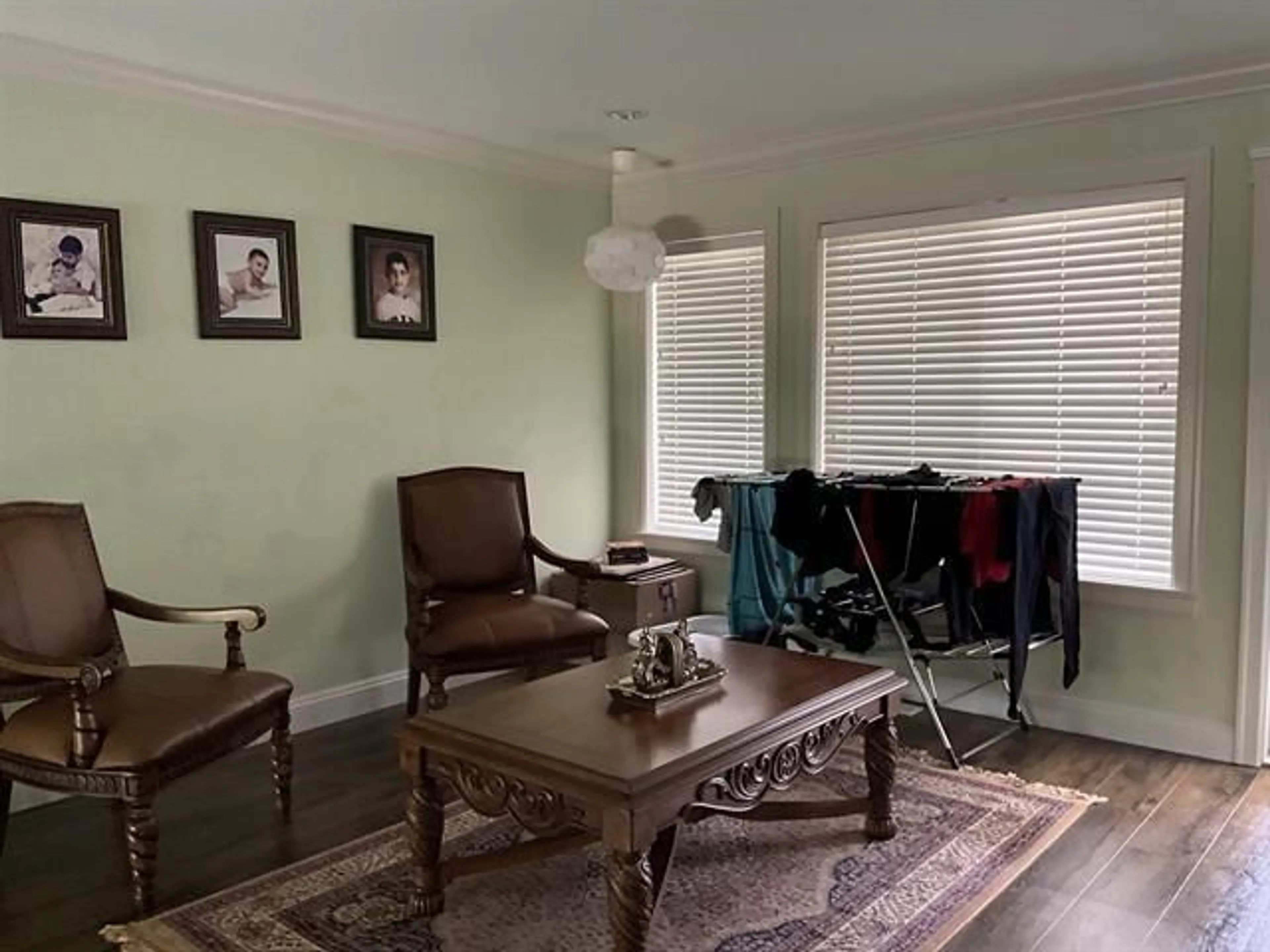 Living room with furniture, wood/laminate floor for 30914 UPPER MACLURE ROAD, Abbotsford British Columbia V2T0A4