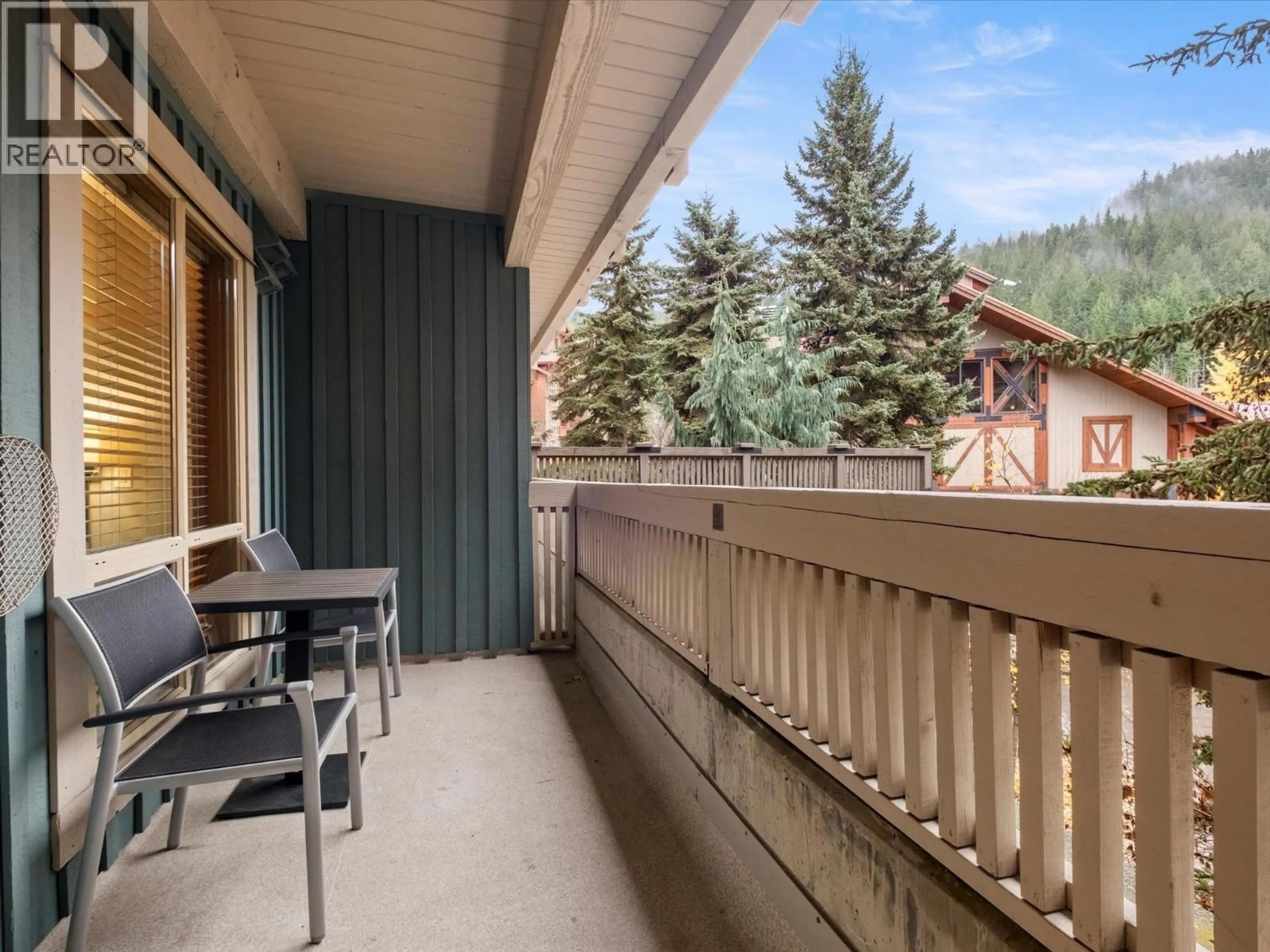 Balcony in the apartment, unknown for 215C - 2036 LONDON LANE, Whistler British Columbia V8E0N7