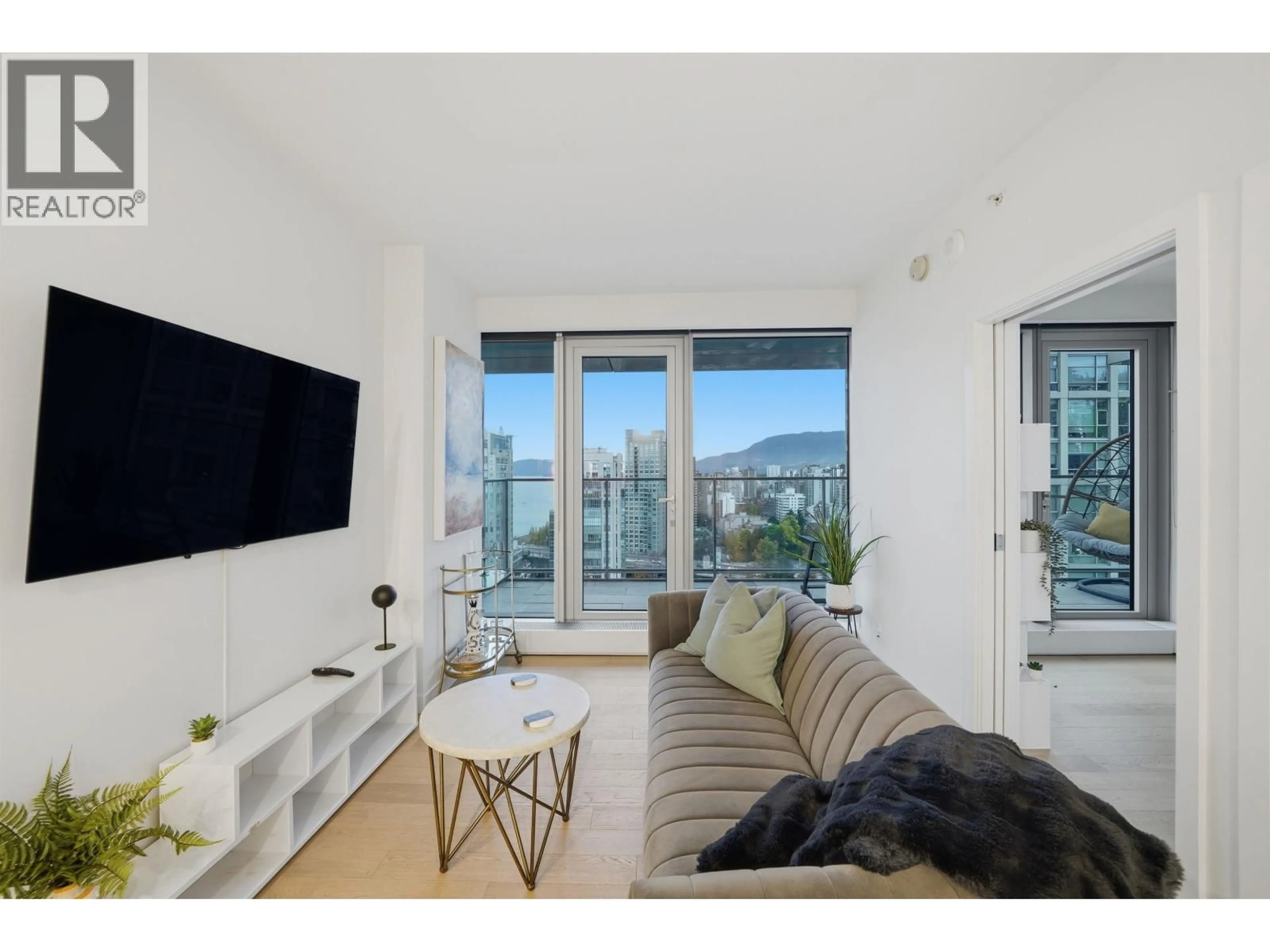 Living room with furniture, unknown for 2506 - 1480 HOWE STREET, Vancouver British Columbia V6Z0G5