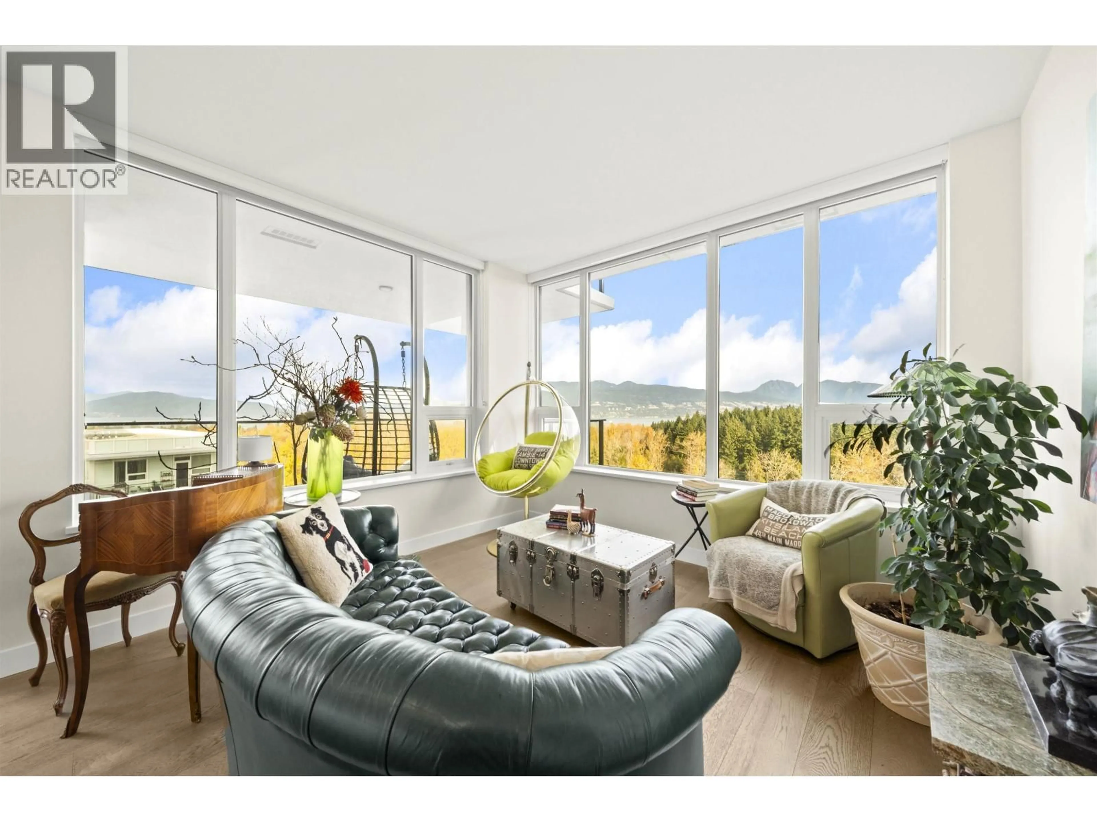 Living room with furniture, unknown for 1404 - 5410 SHORTCUT ROAD, Vancouver British Columbia V6T0C8