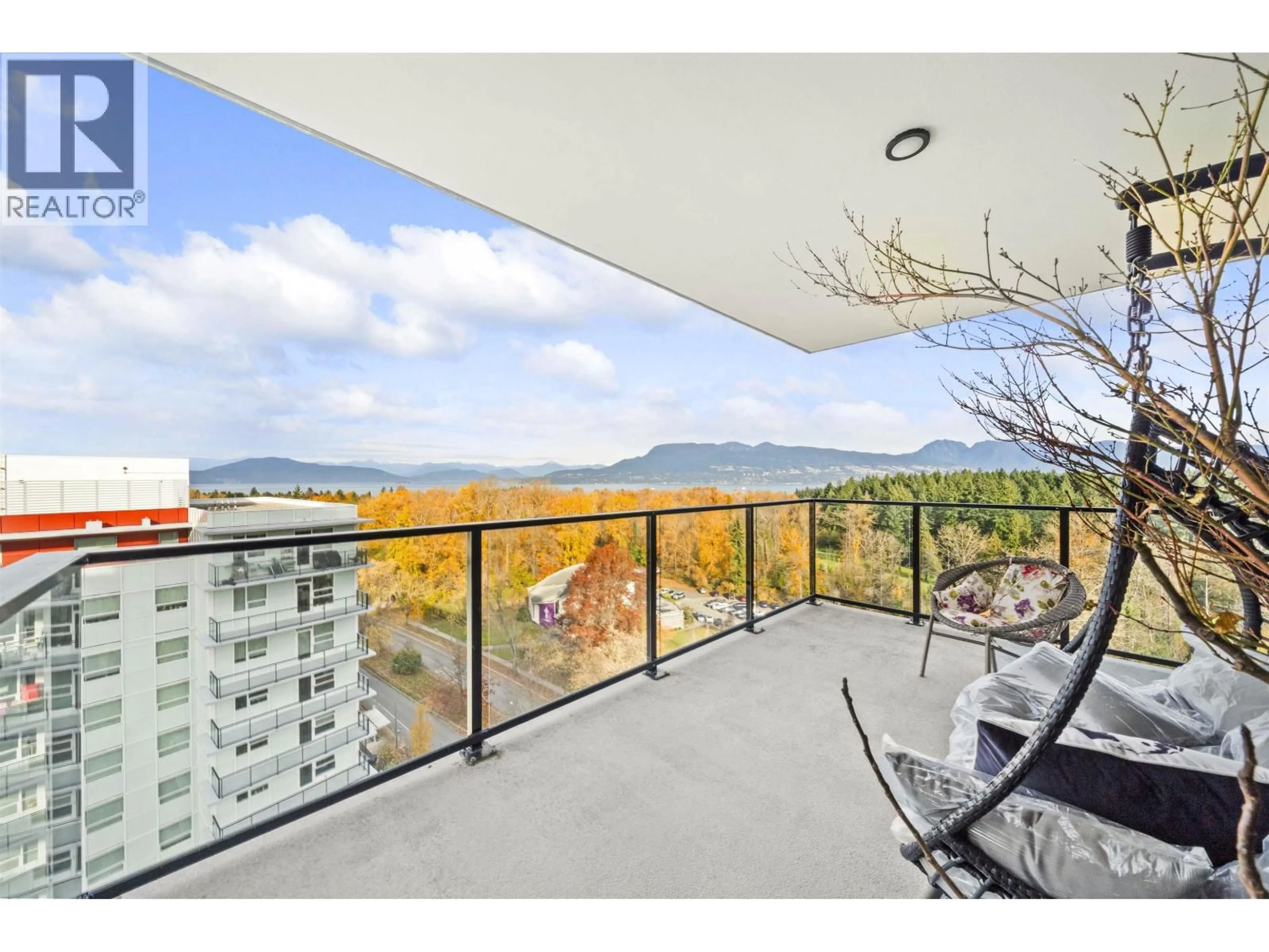 Balcony in the apartment, unknown for 1404 - 5410 SHORTCUT ROAD, Vancouver British Columbia V6T0C8