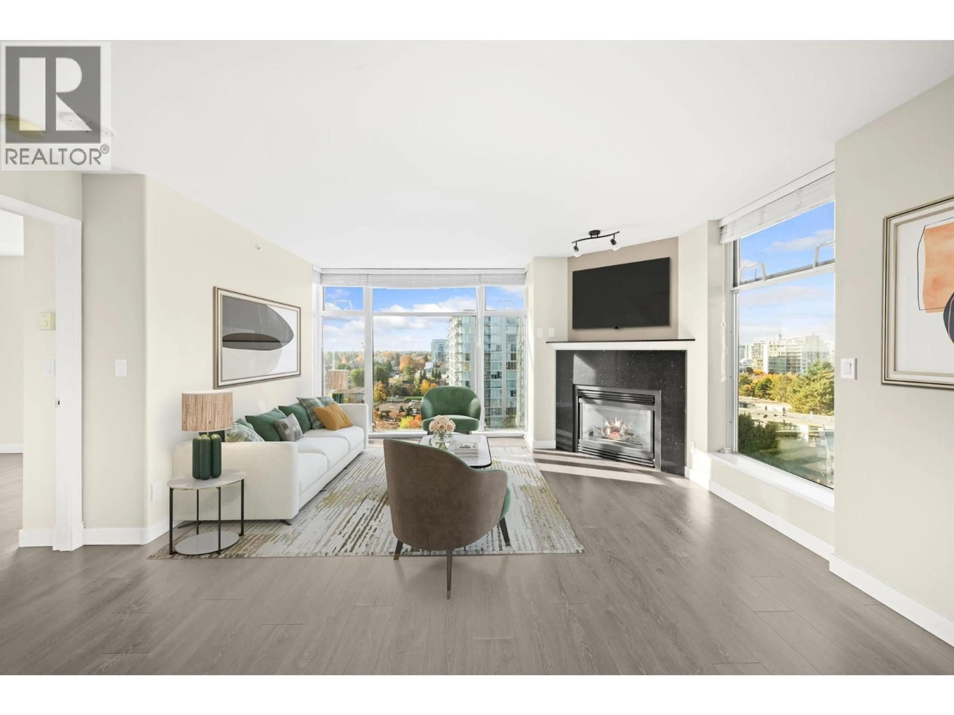 Living room with furniture, unknown for 1502 - 7080 ST. ALBANS ROAD, Richmond British Columbia V6Y4E6