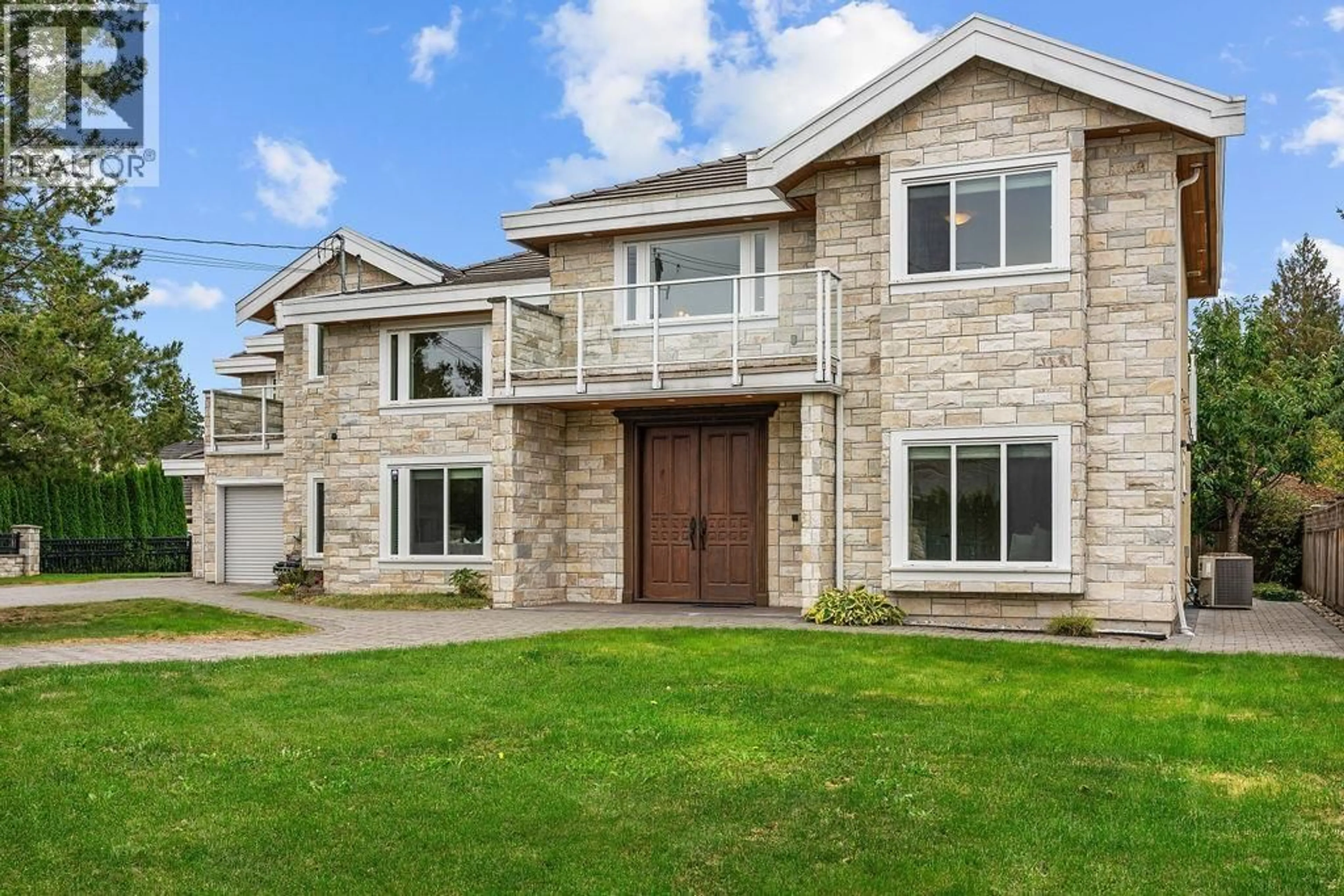 Home with brick exterior material, street for 9200 SAUNDERS ROAD, Richmond British Columbia V7A2A9