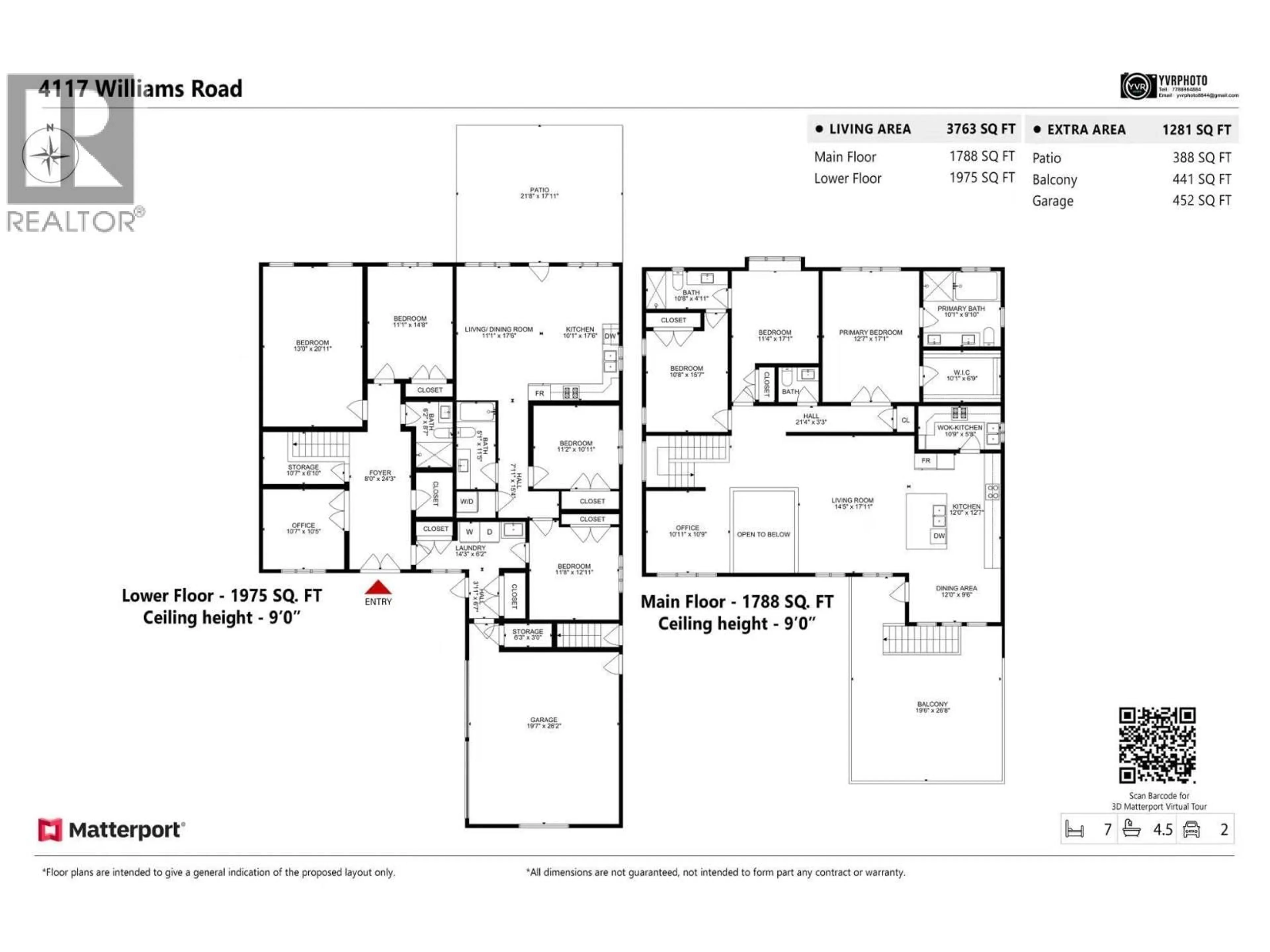Floor plan for 4117 WILLIAMS ROAD, Richmond British Columbia V7E1J7