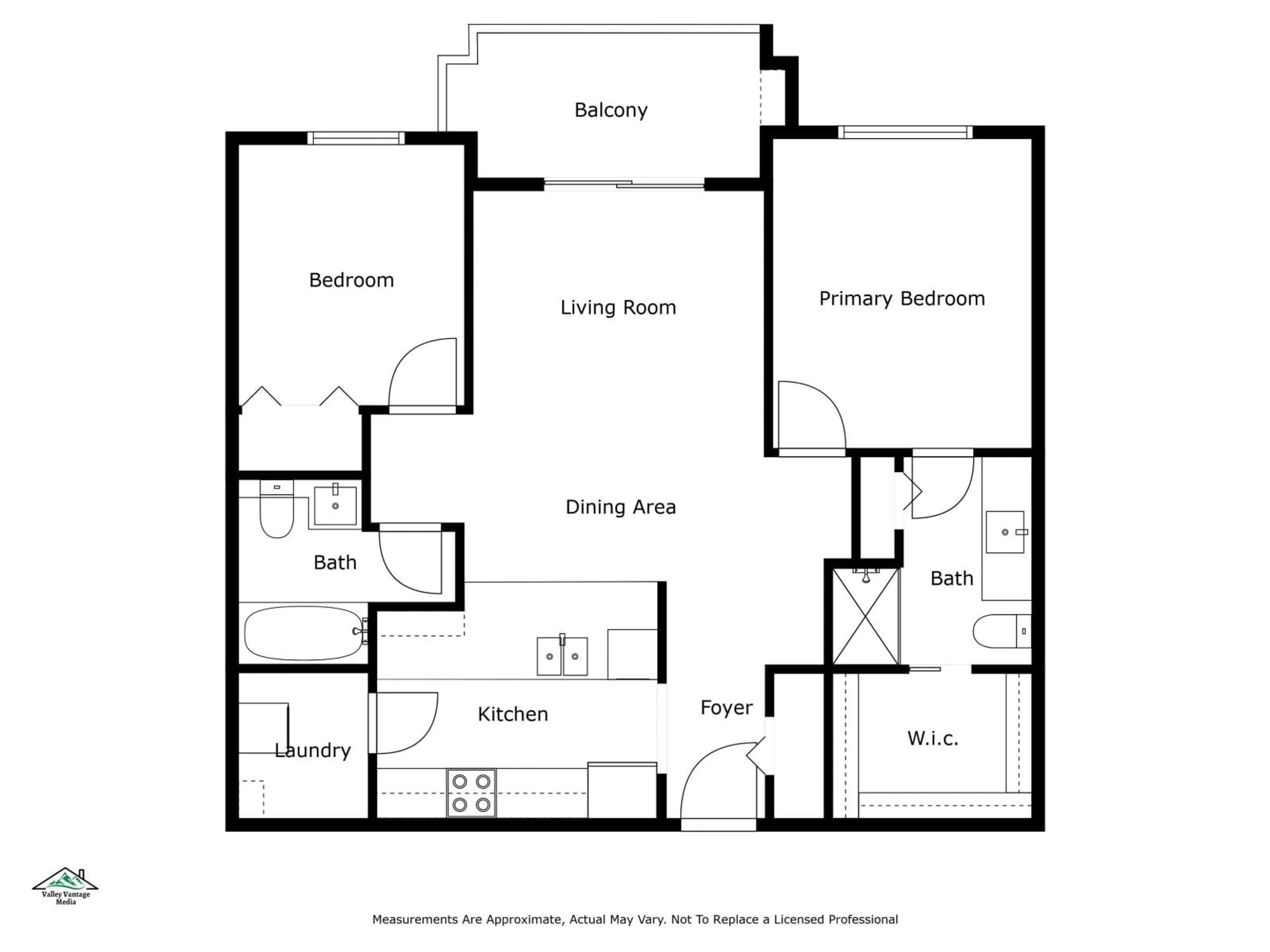 Floor plan for 404 - 45561 YALE ROAD, Chilliwack British Columbia V2P0A8