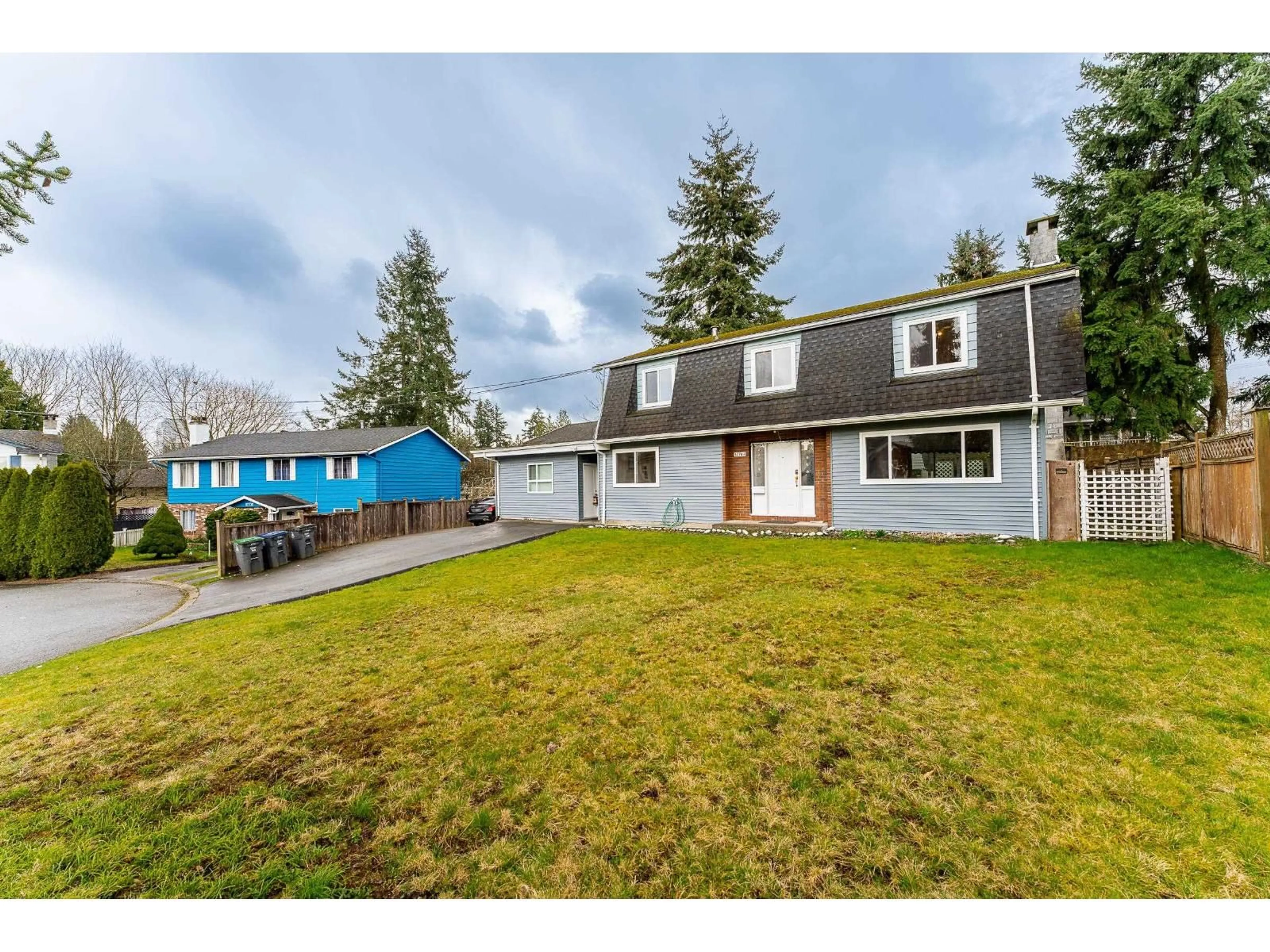 A pic from outside/outdoor area/front of a property/back of a property/a pic from drone, street for 12764 104A AVENUE, Surrey British Columbia V3V6C1