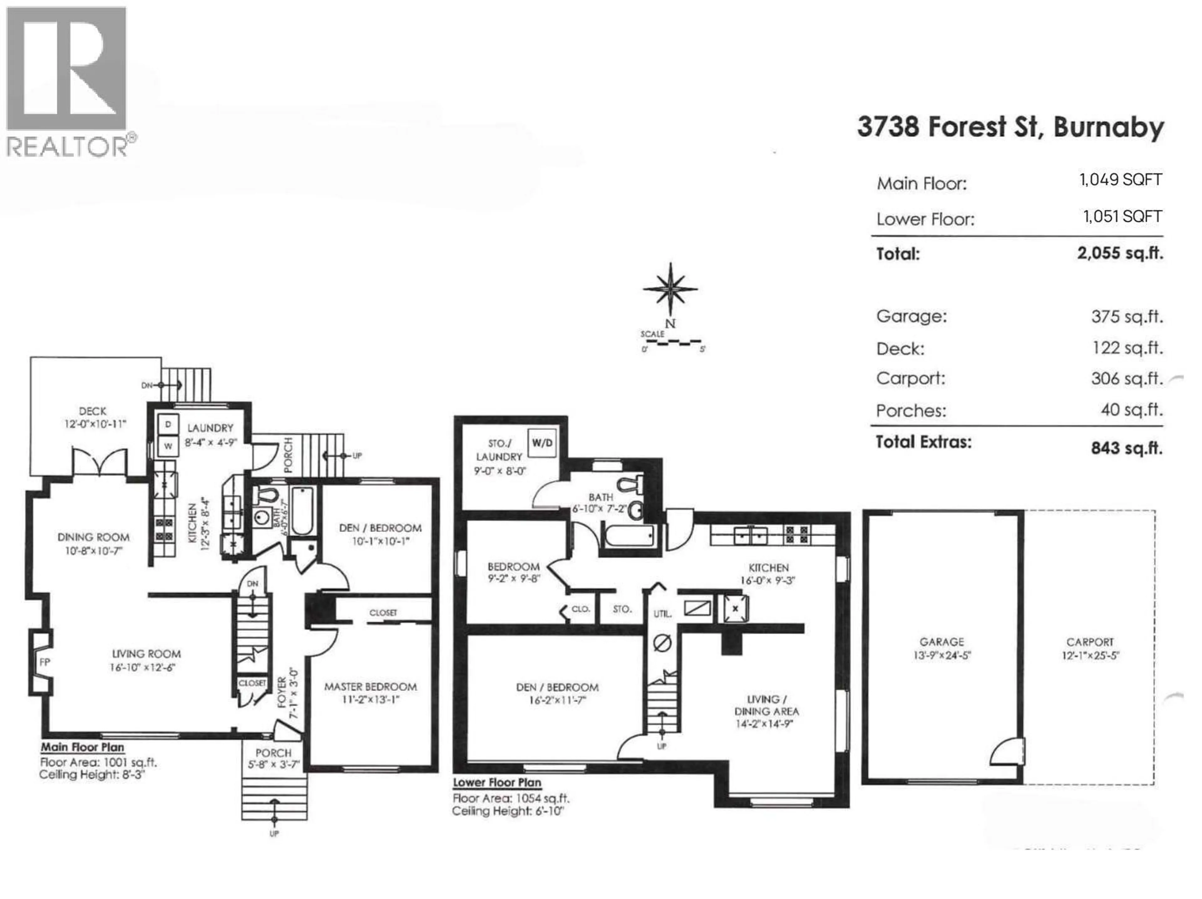 Floor plan for 3738 FOREST STREET, Burnaby British Columbia V5G1W6