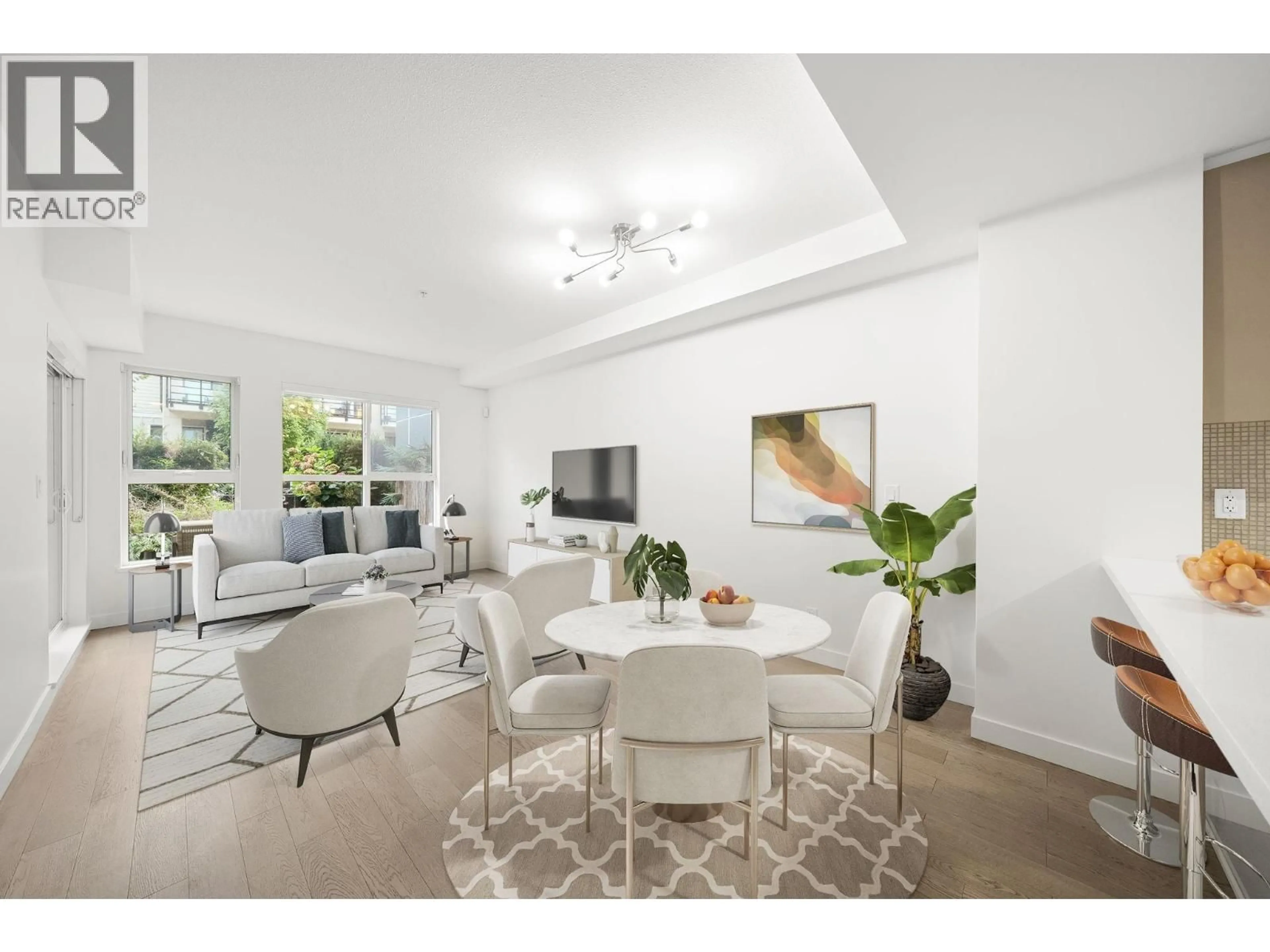 Living room with furniture, unknown for 102 - 10177 RIVER DRIVE, Richmond British Columbia V6X0S2