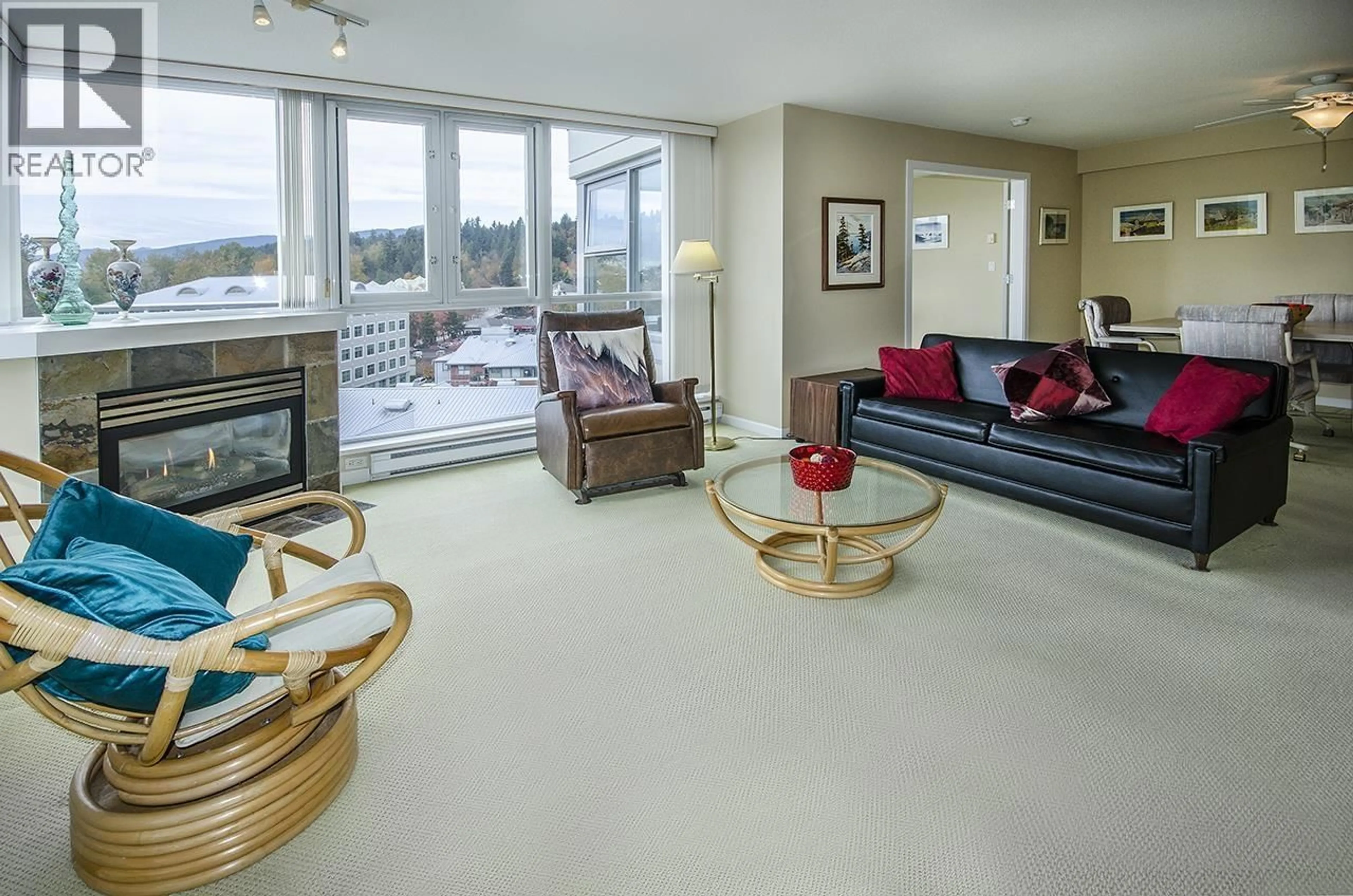 Living room with furniture, unknown for 701 - 235 GUILDFORD WAY, Port Moody British Columbia V3H5L8