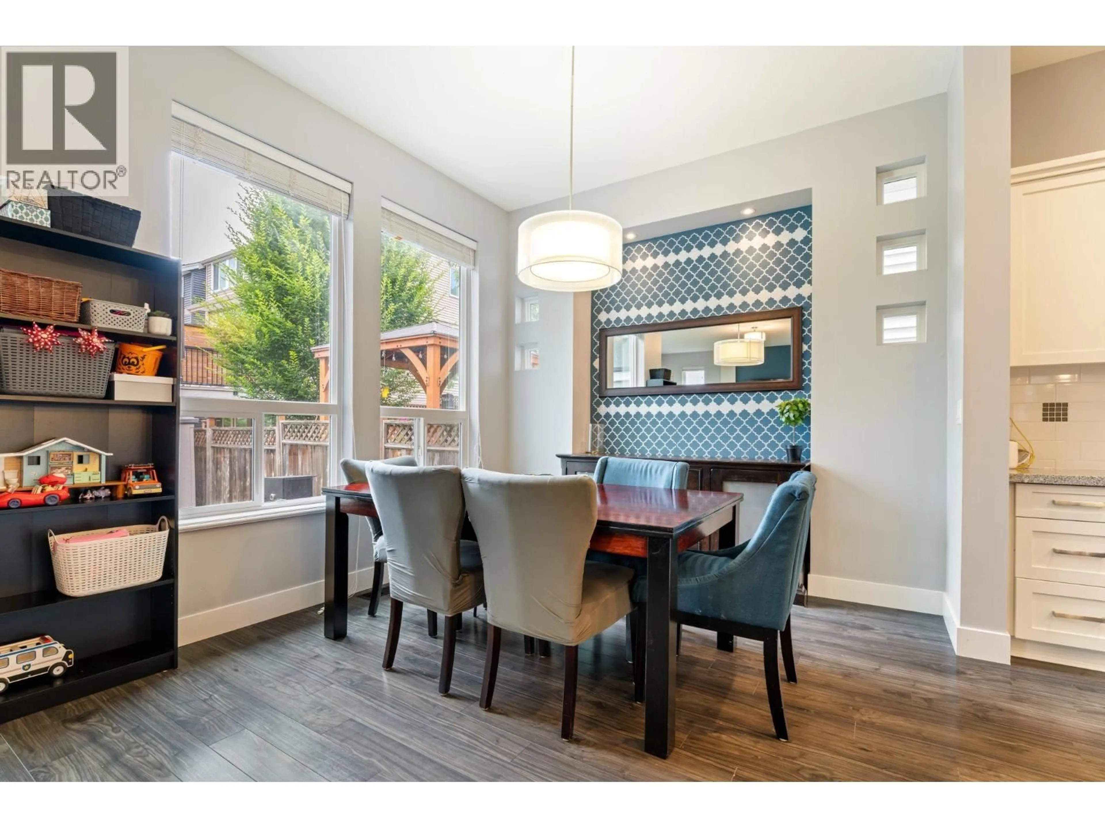 Dining room, wood/laminate floor for 24725 104 AVENUE, Maple Ridge British Columbia V2W0H8