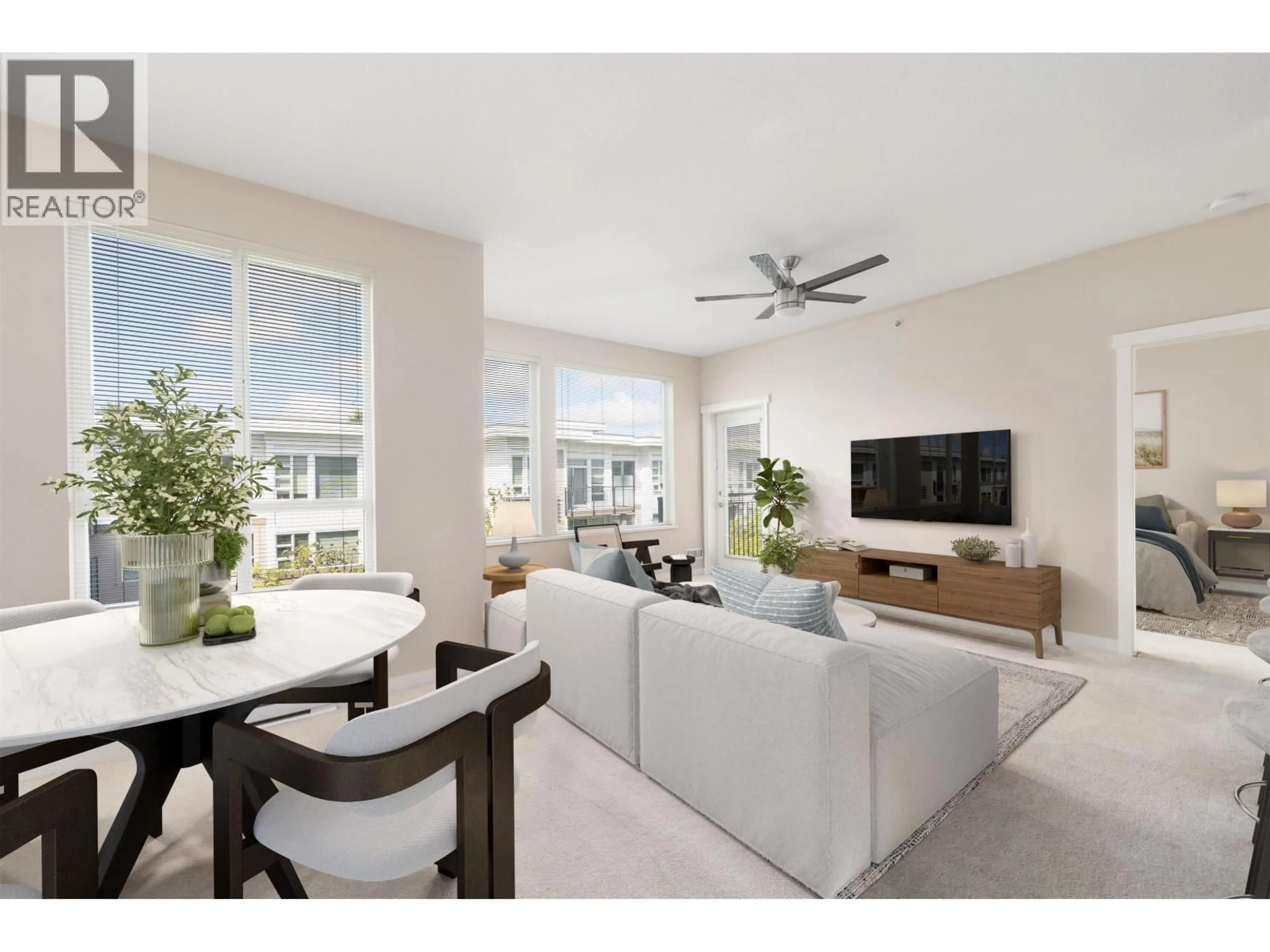 Living room with furniture, unknown for 420 - 9399 TOMICKI AVENUE, Richmond British Columbia V6X0H6