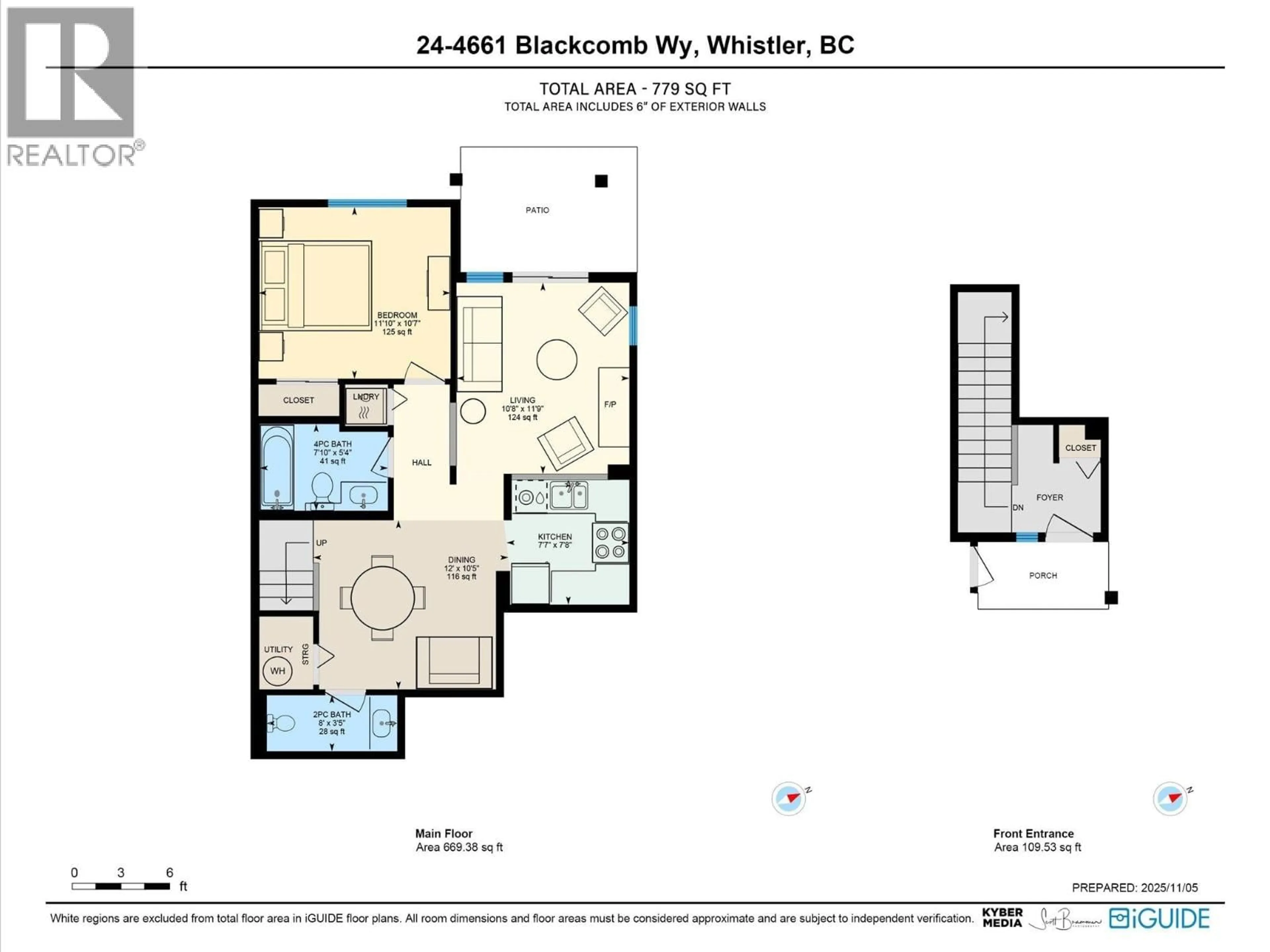 Floor plan for 24 - 4661 BLACKCOMB WAY, Whistler British Columbia V8E0Z1