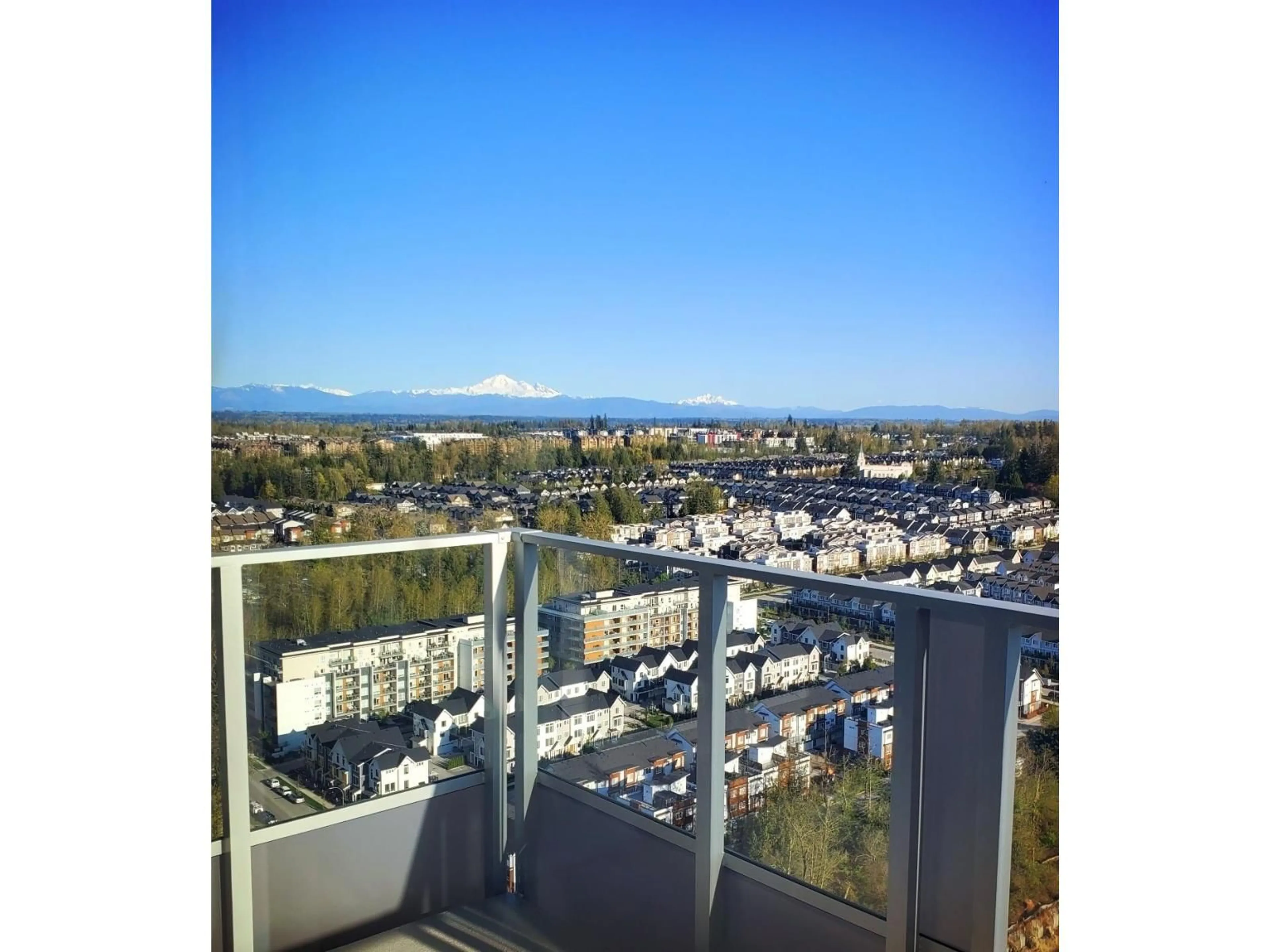 Balcony in the apartment, mountain view for 2903 - 8551 201 STREET, Langley British Columbia V2Y3Y5