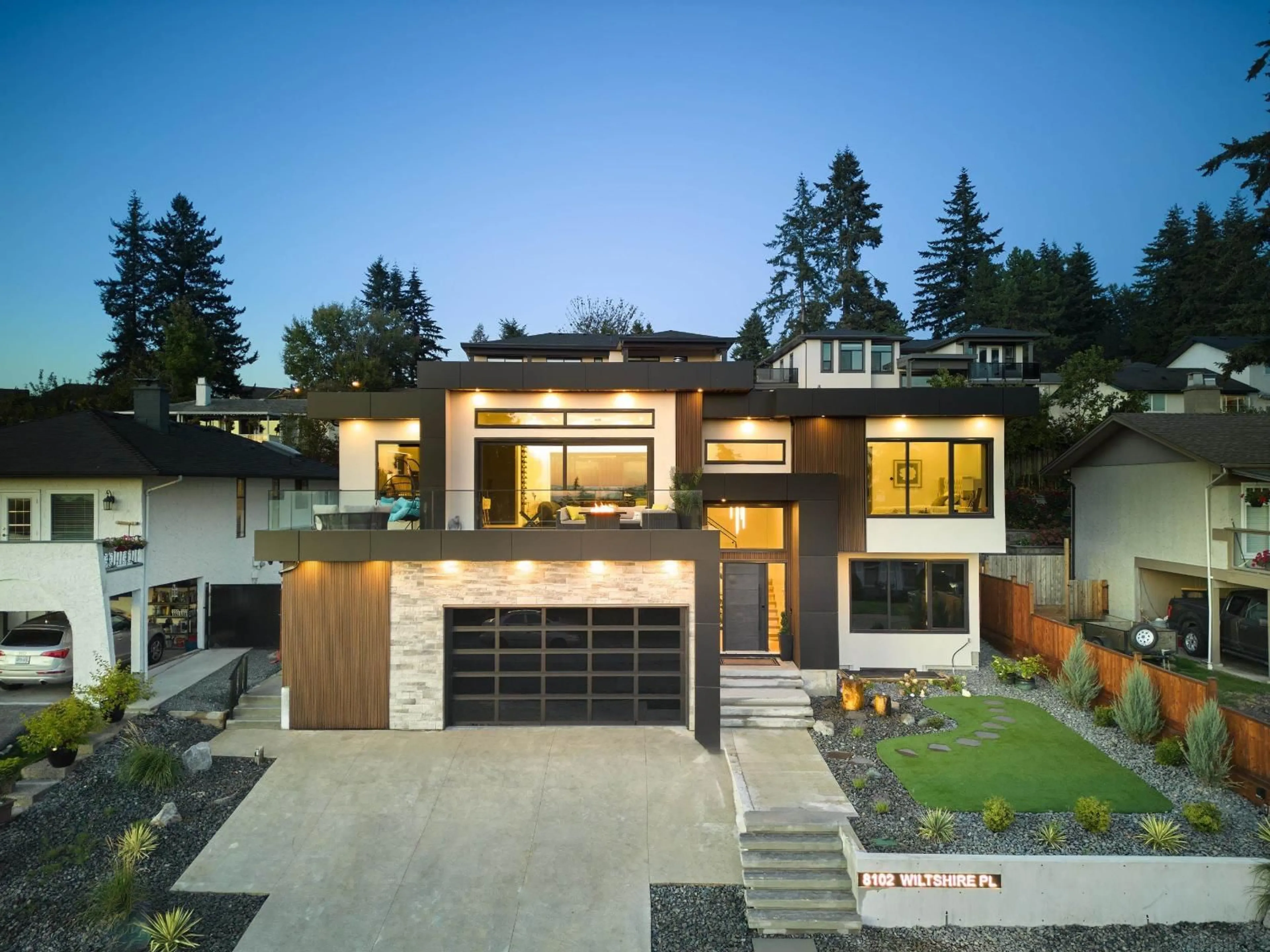 Home with brick exterior material, street for 8102 WILTSHIRE, Delta British Columbia V4C6T2