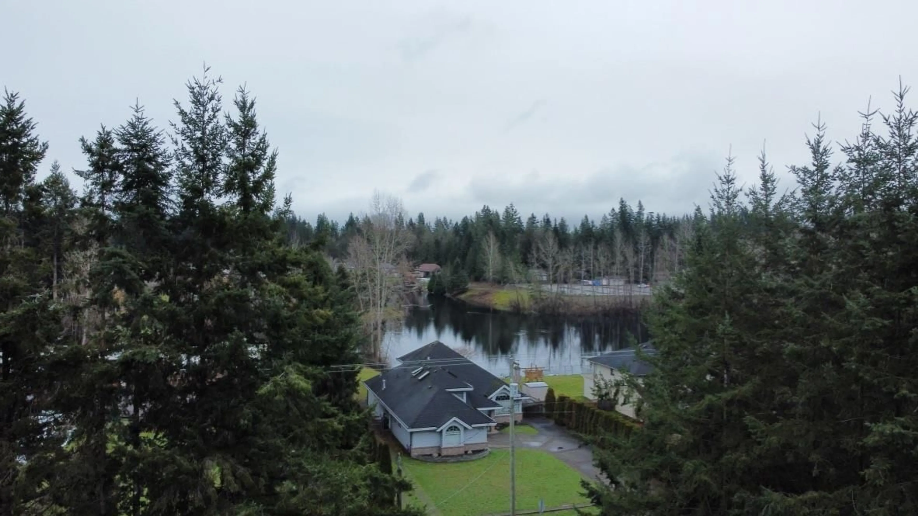 A pic from outside/outdoor area/front of a property/back of a property/a pic from drone, water/lake/river/ocean view for 2361 200, Langley British Columbia V2Z1Y5