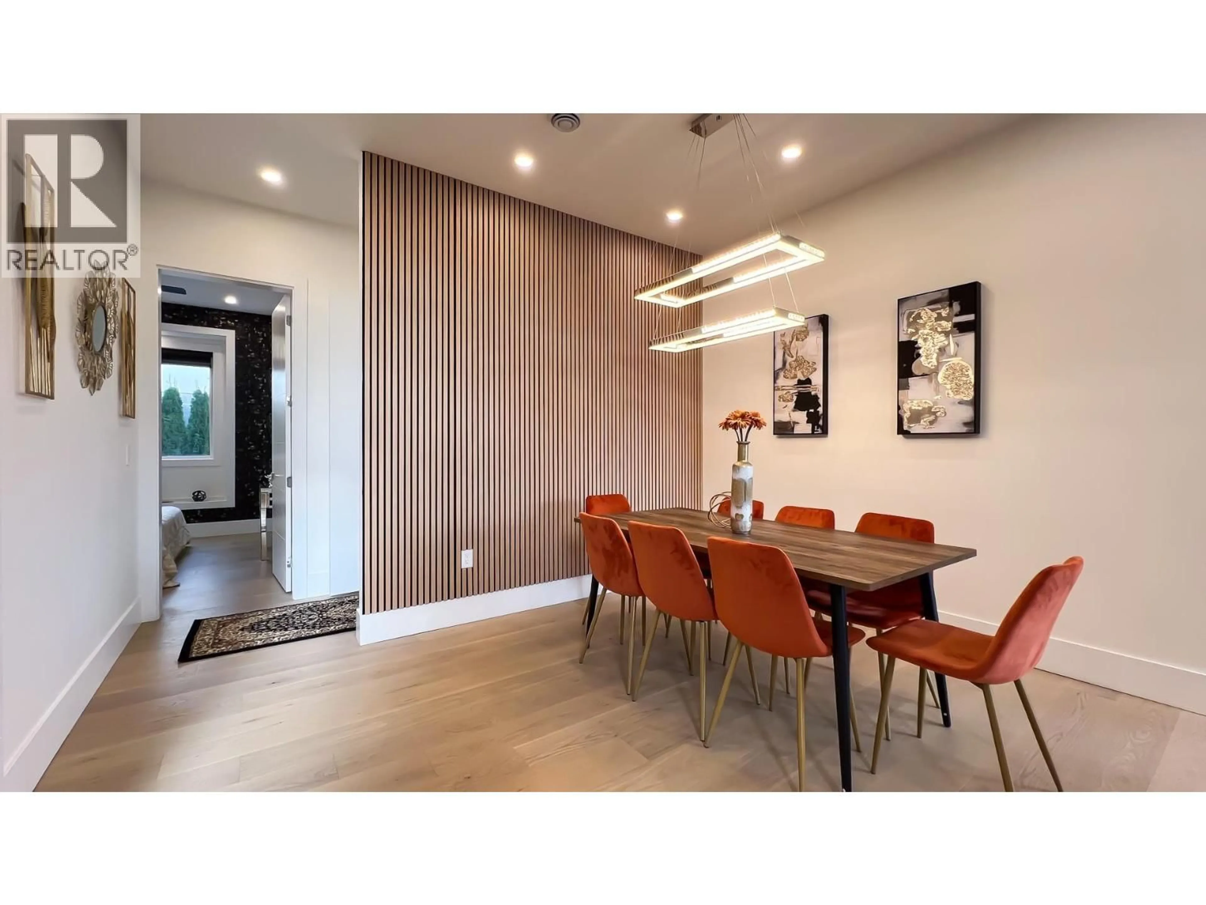 Dining room, wood/laminate floor for 4479 CARSON STREET, Burnaby British Columbia V5J2Y3