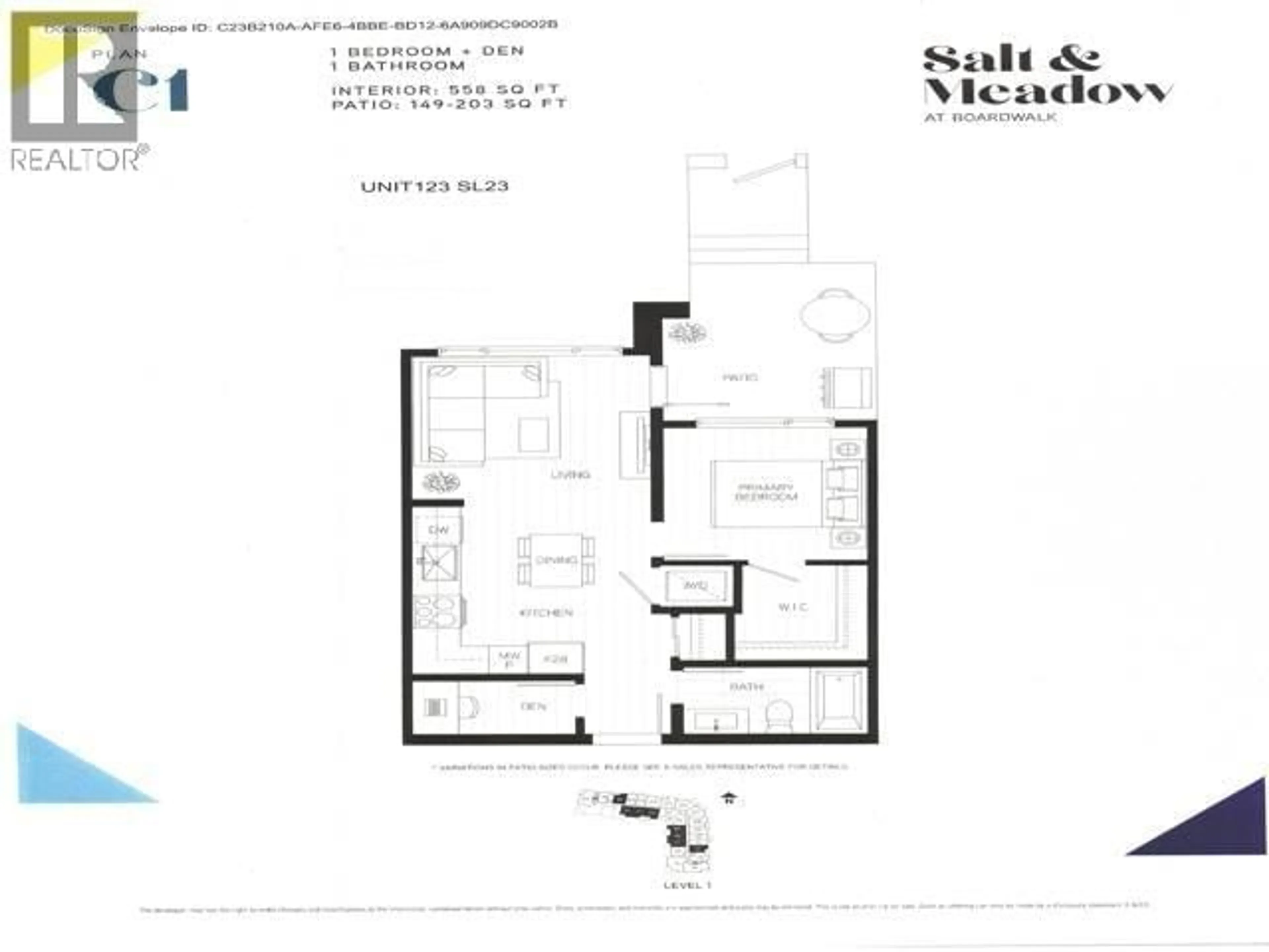 Floor plan for 123 - 2499 RABBIT DRIVE, Tsawwassen British Columbia V4M0G4